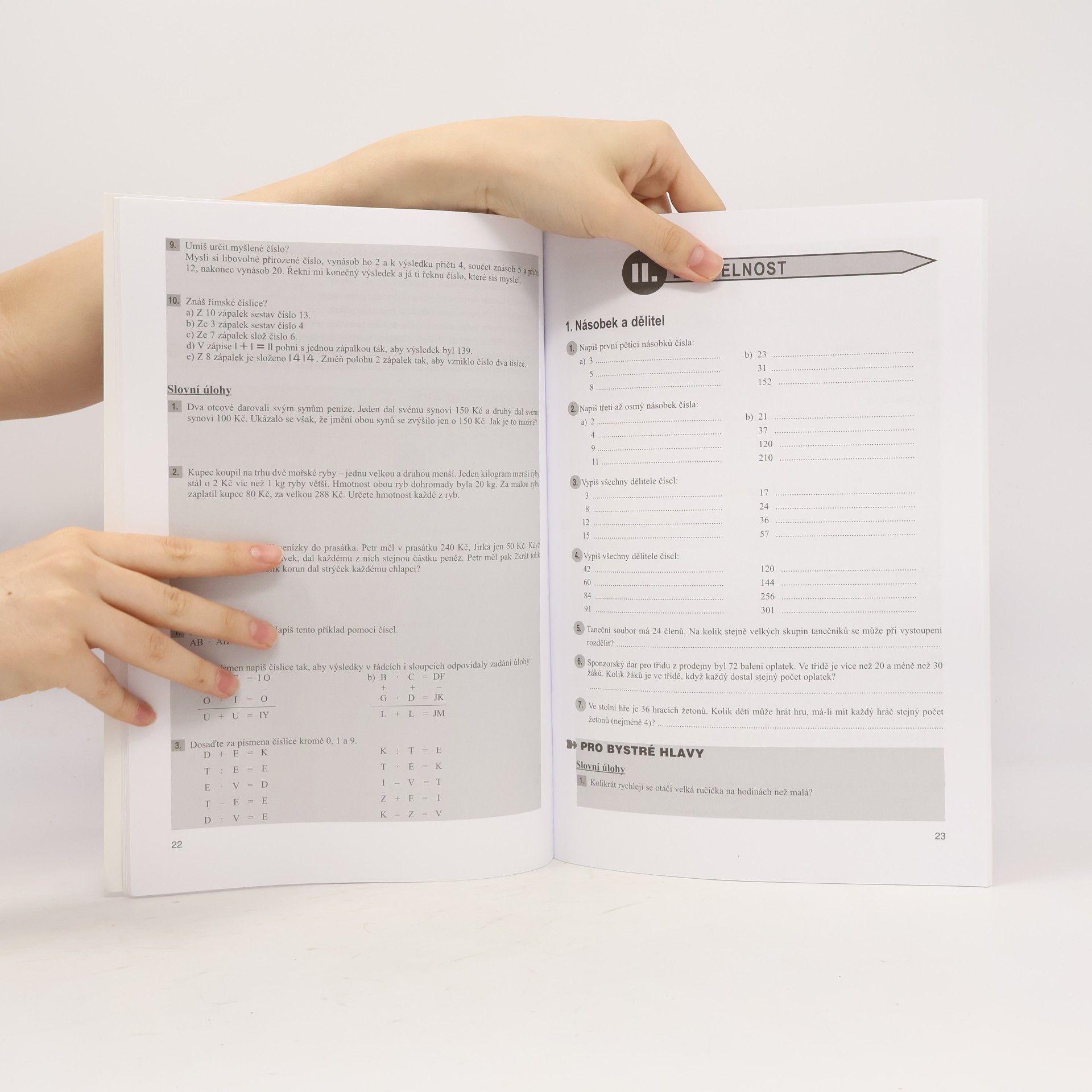 Jitka Boušková Matematika 6 pro základní školy. Aritmetika : pracovní sešit