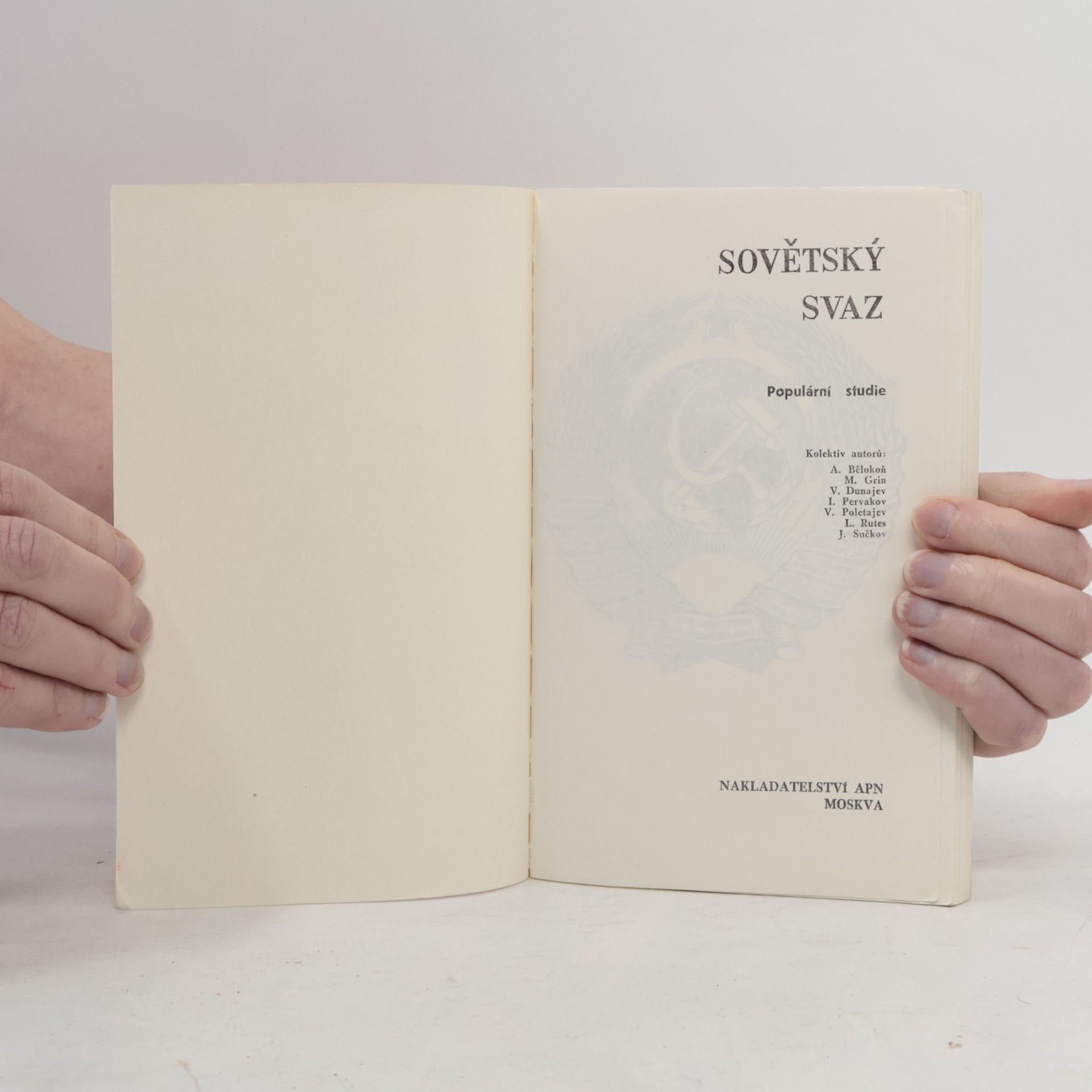 Autorenkollektiv Sovětský svaz: Populární studie