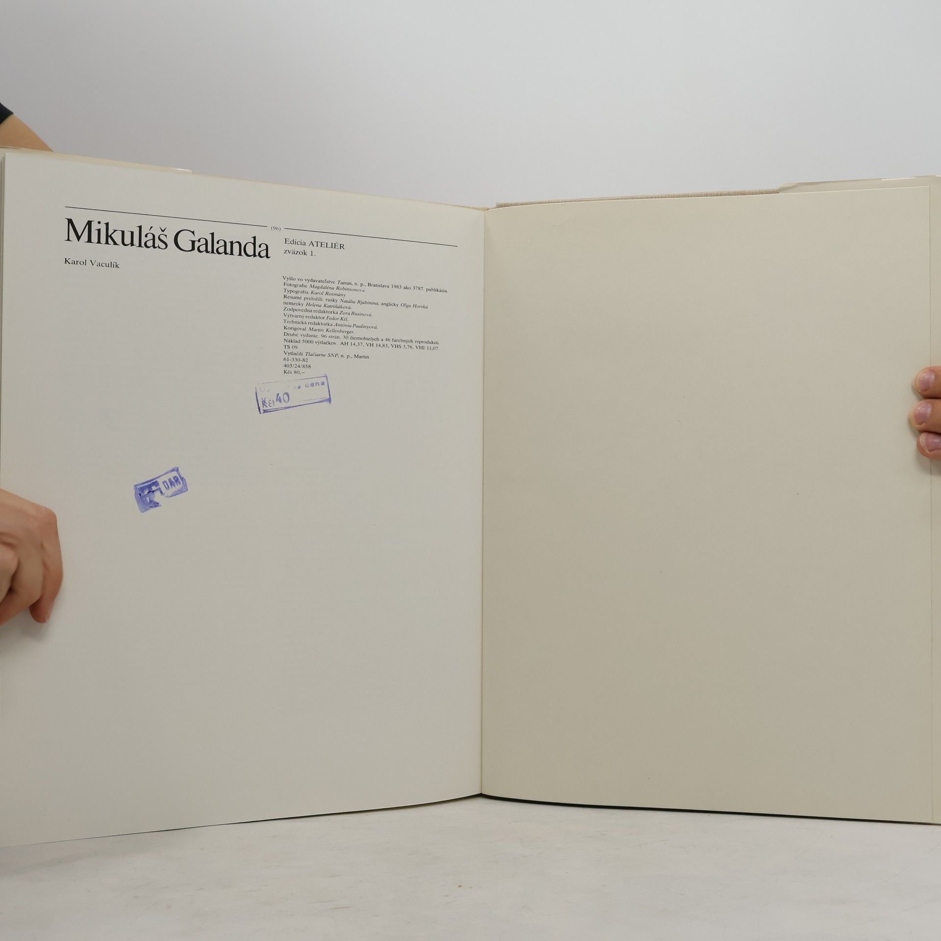 Karol Vaculík Mikuláš Galanda
