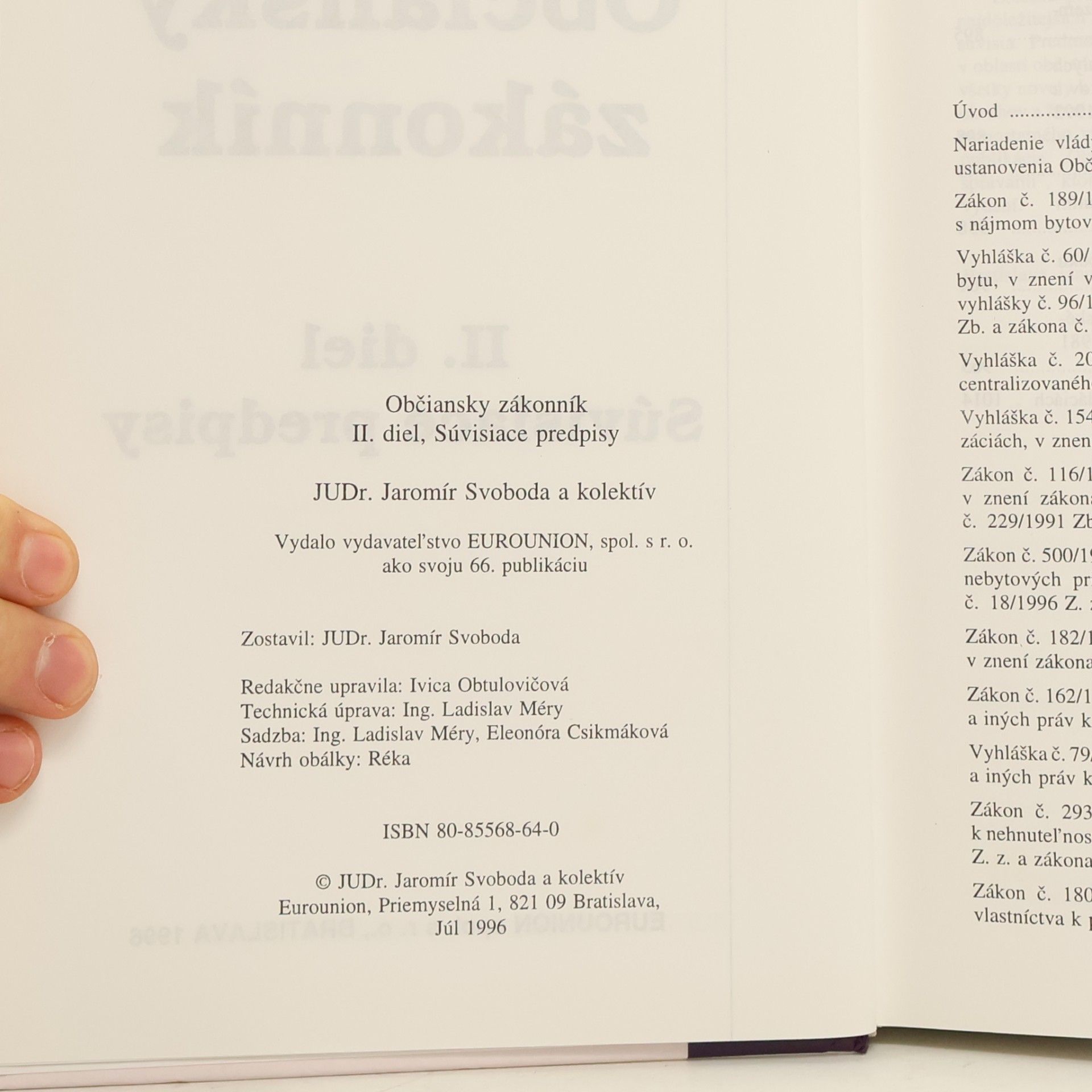 Collectif d'auteurs Občiansky zákonník II. diel. Súvisiace predpisy