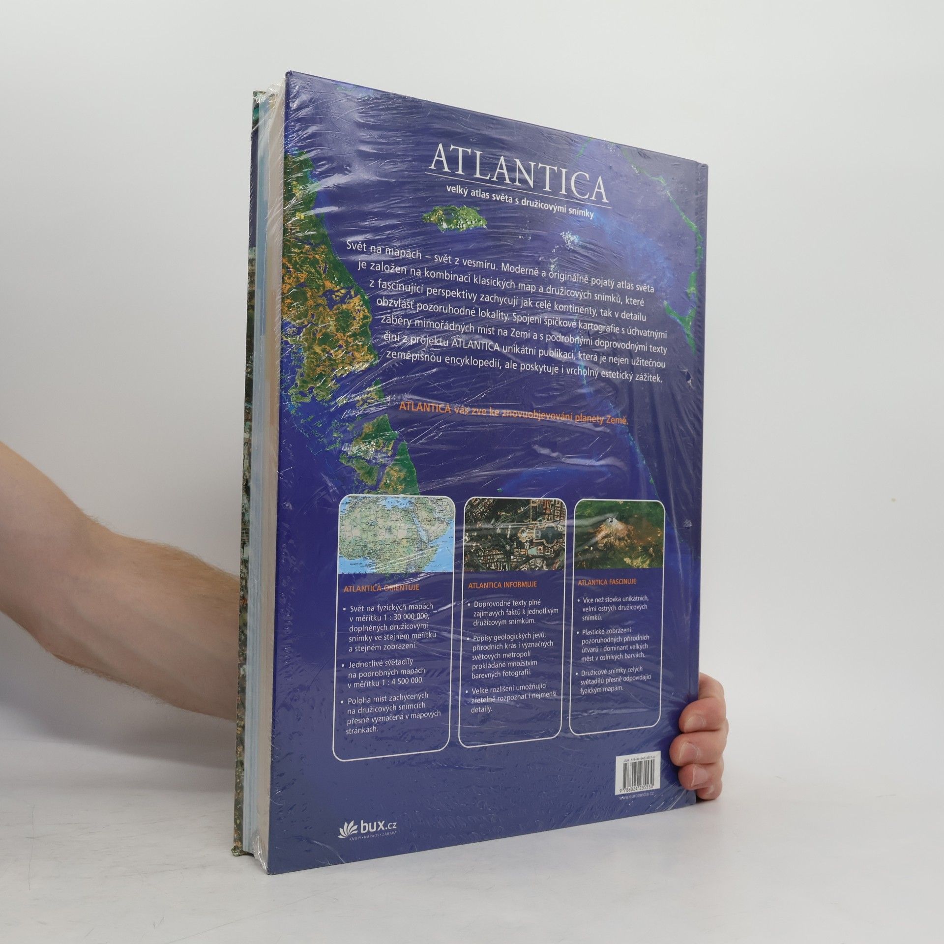Irmgard Sigg Atlantica: Velký atlas světa s družicovými snímky