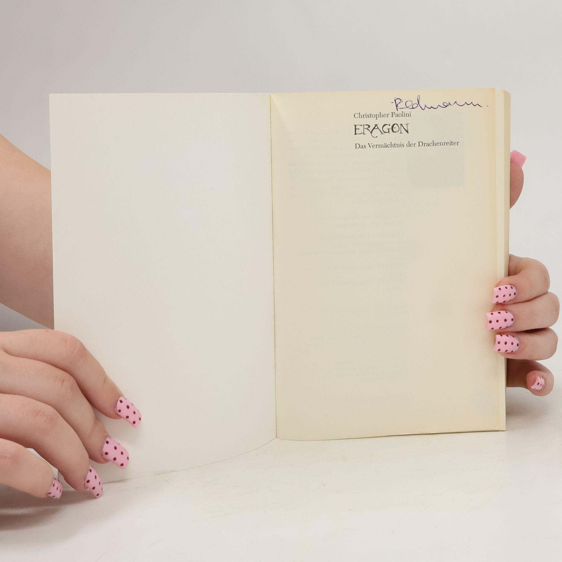 Christopher Paolini Eragon 1. Das Vermächtnis der Drachenreiter