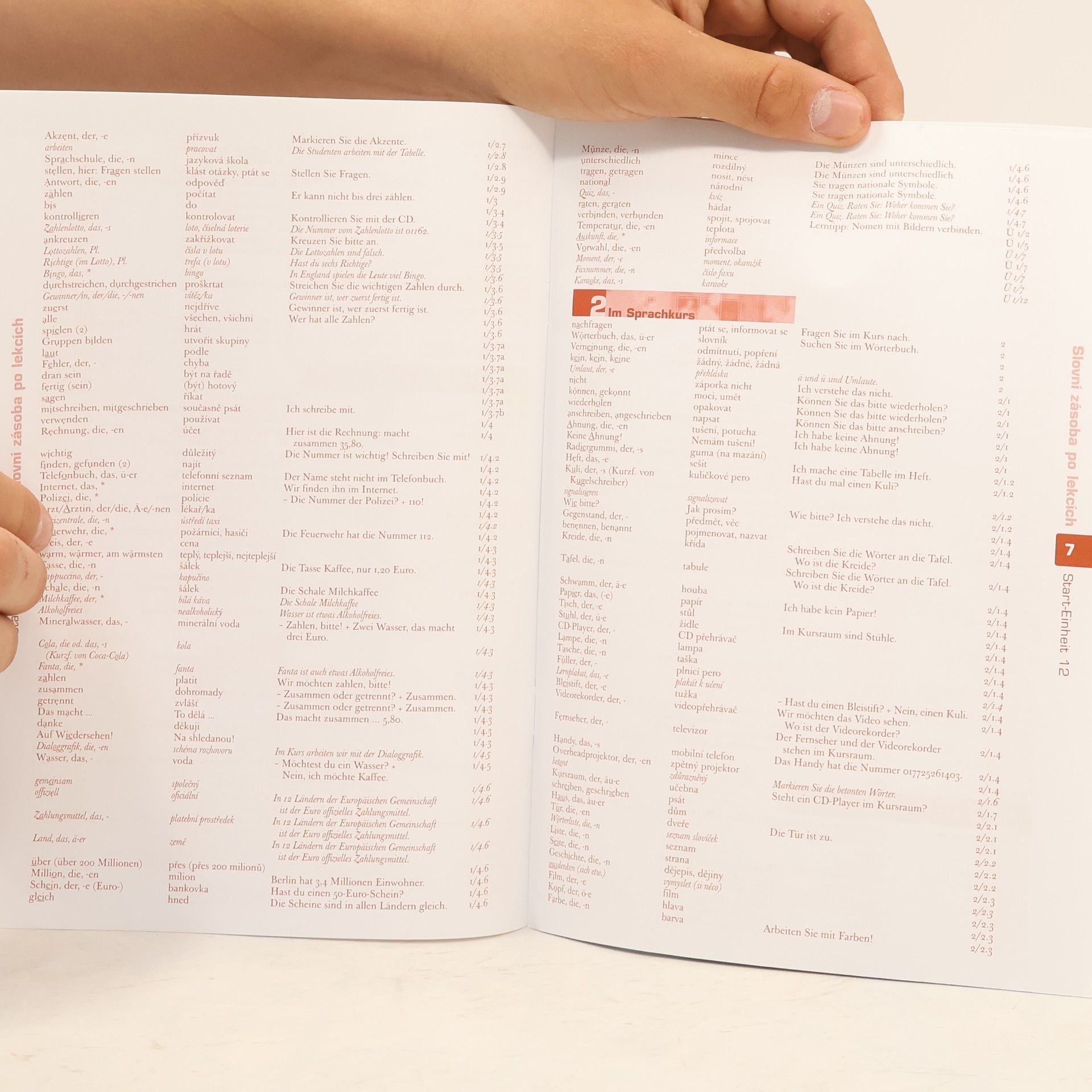 Various authors Studio d A1. Němčina pro jazykové a střední školy. Slovní zásoba po lekcích.