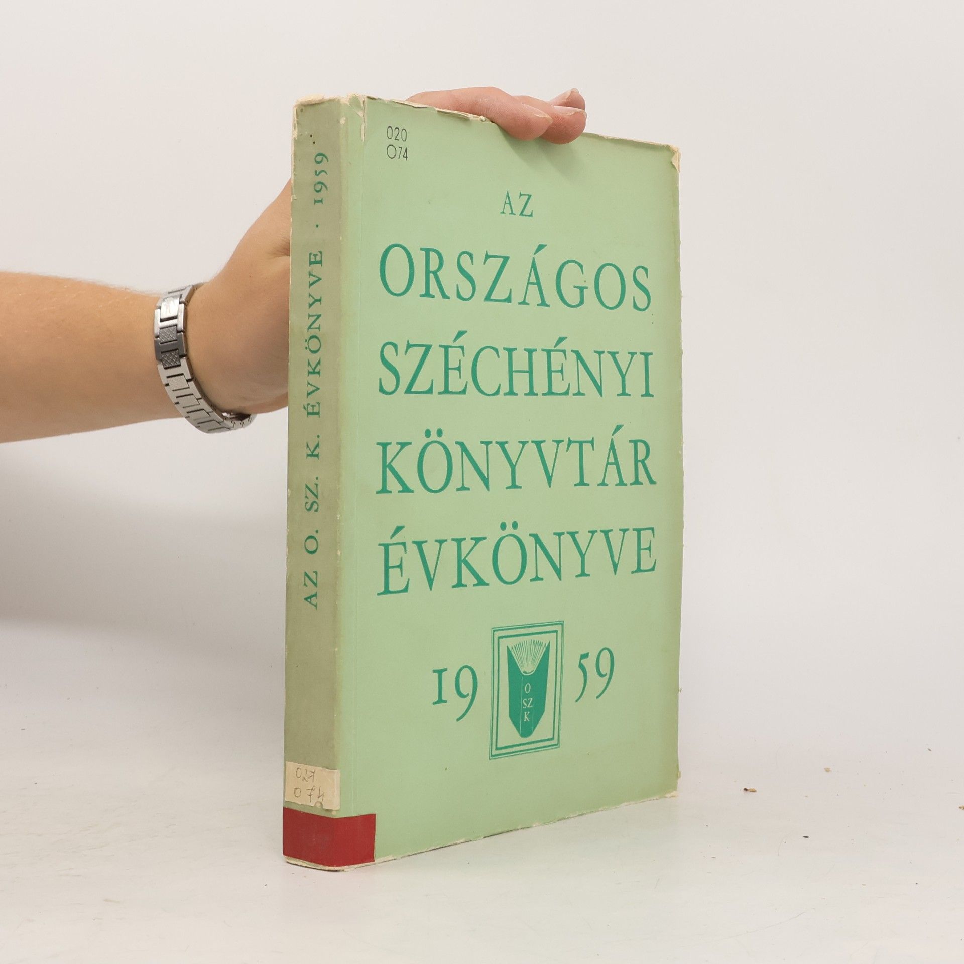 Autorenkollektiv Az Országos Széchényi Könyvtár Évkönyve 1959