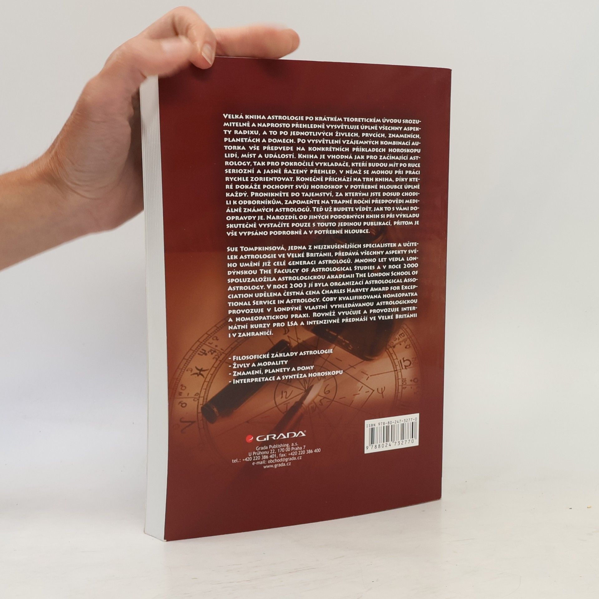 Sue Tompkins Velká kniha astrologie