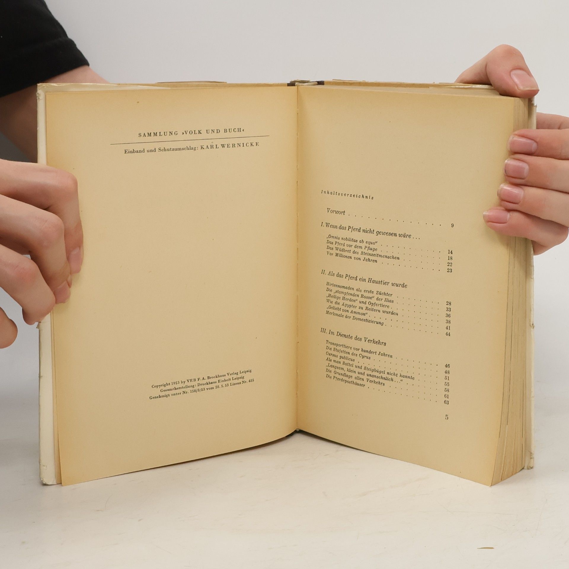 Hans Bauer Das Buch vom Pferde