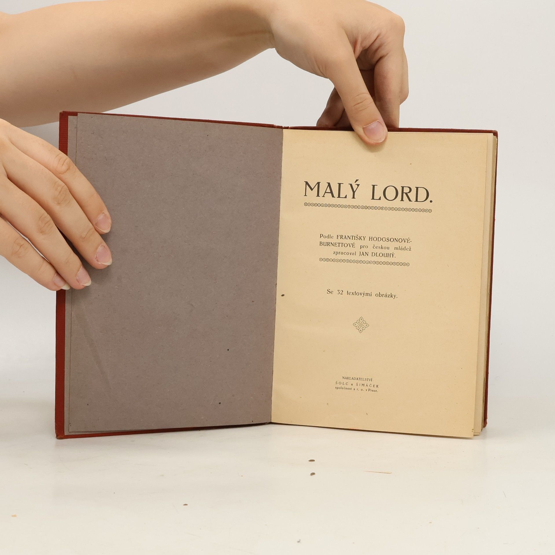 Frances Hodgson Burnett Malý Lord