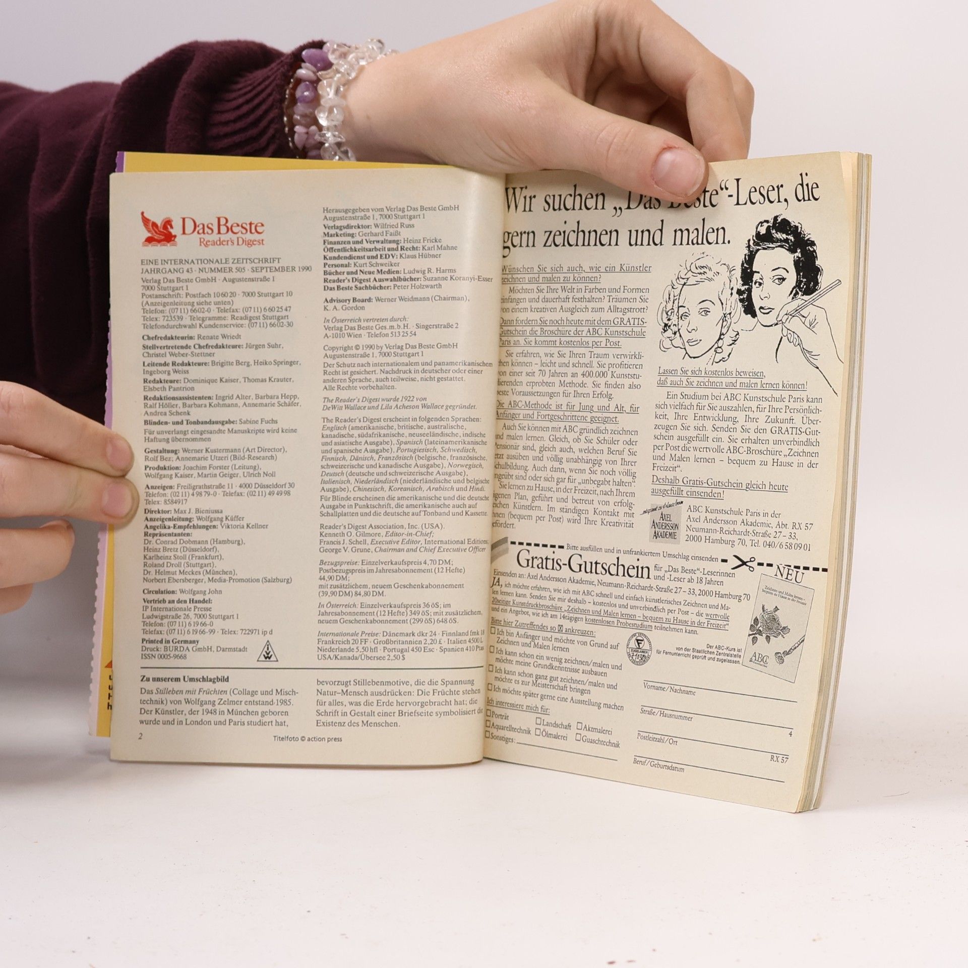 Auteurscollectief Reader's Digest Das Beste September 1990