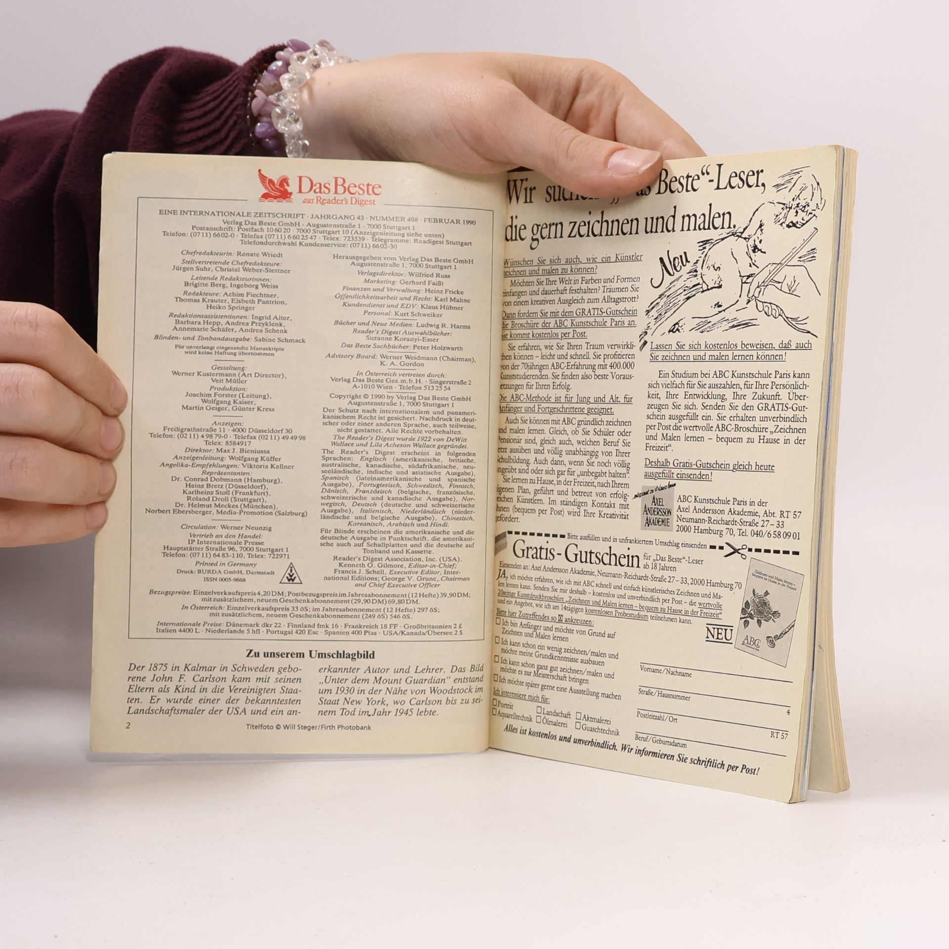 Kolektiv autorů Reader's Digest Das Beste 2/1990