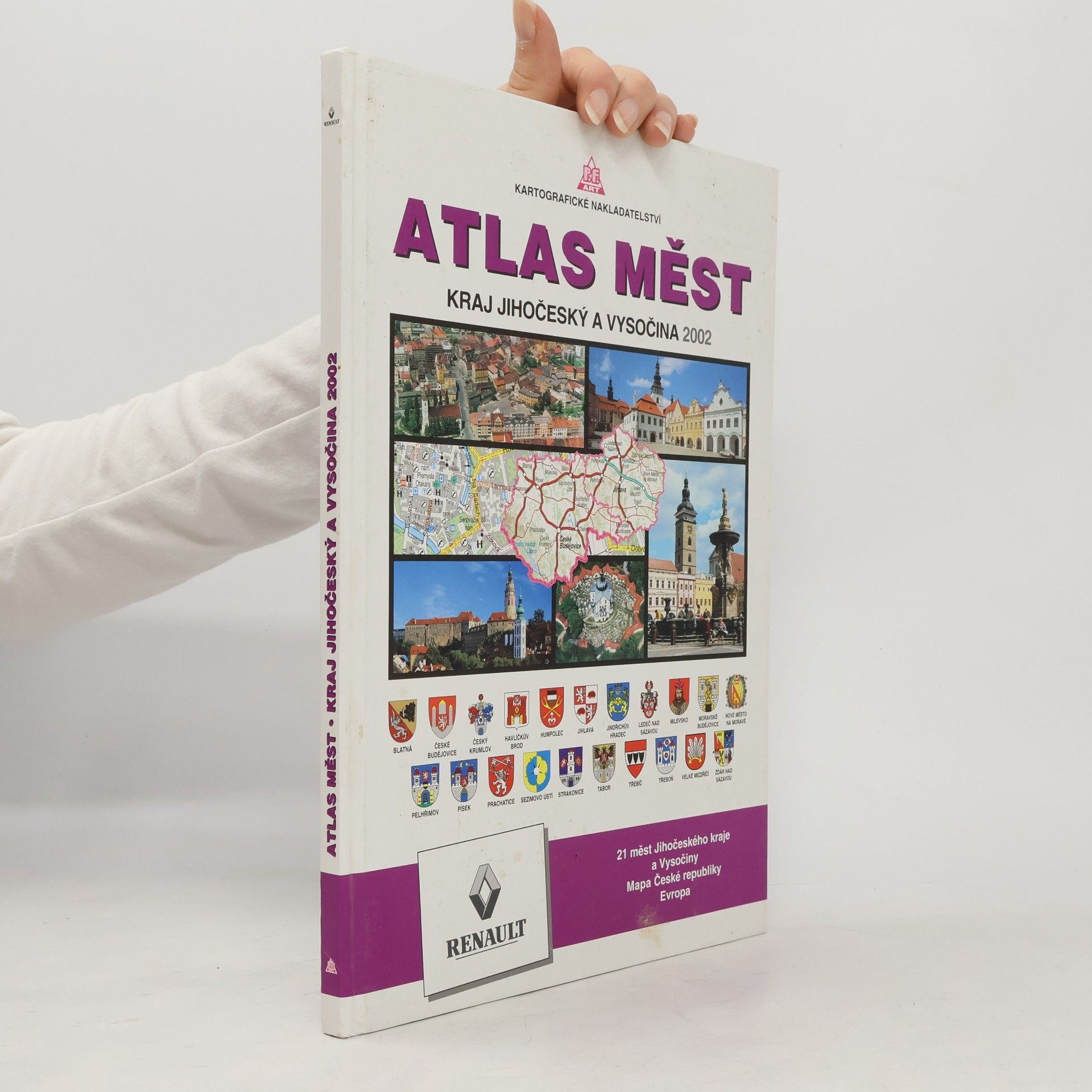Kolektiv autorů Atlas měst kraj Jihočeský a Vysočina