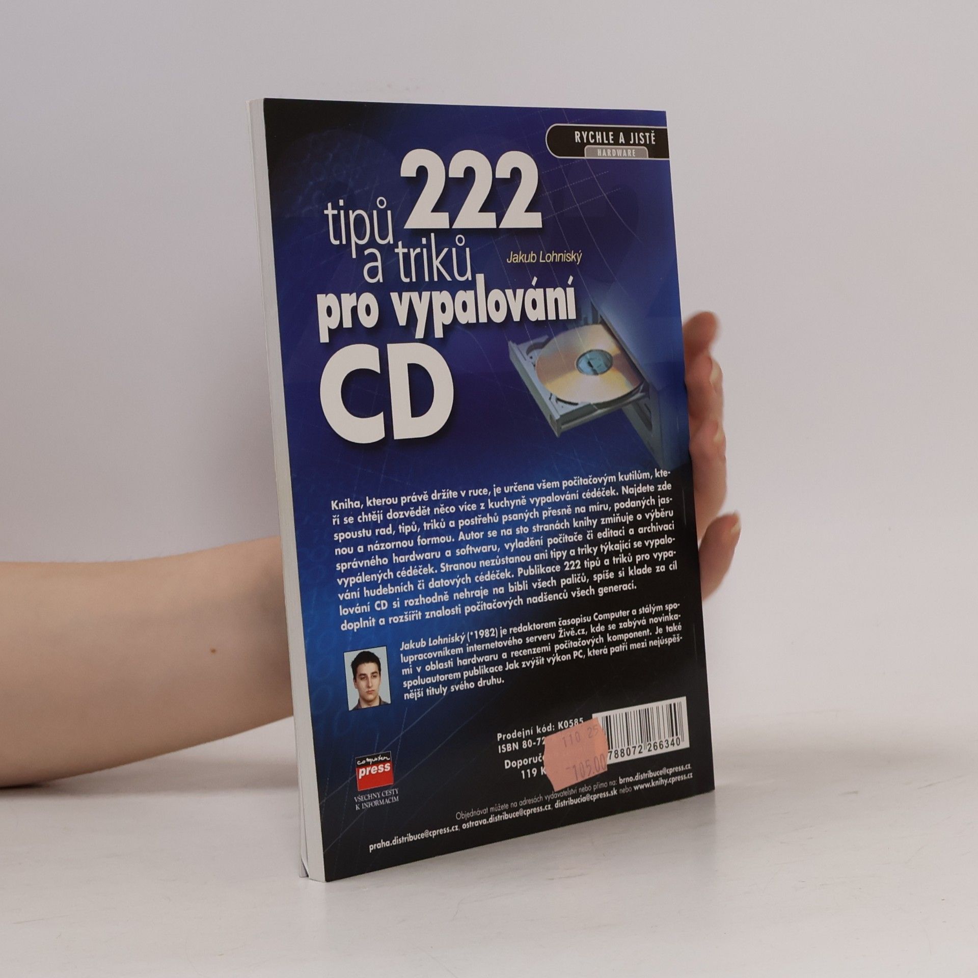 Jakub Lohniský 222 tipů a triků pro vypalování CD