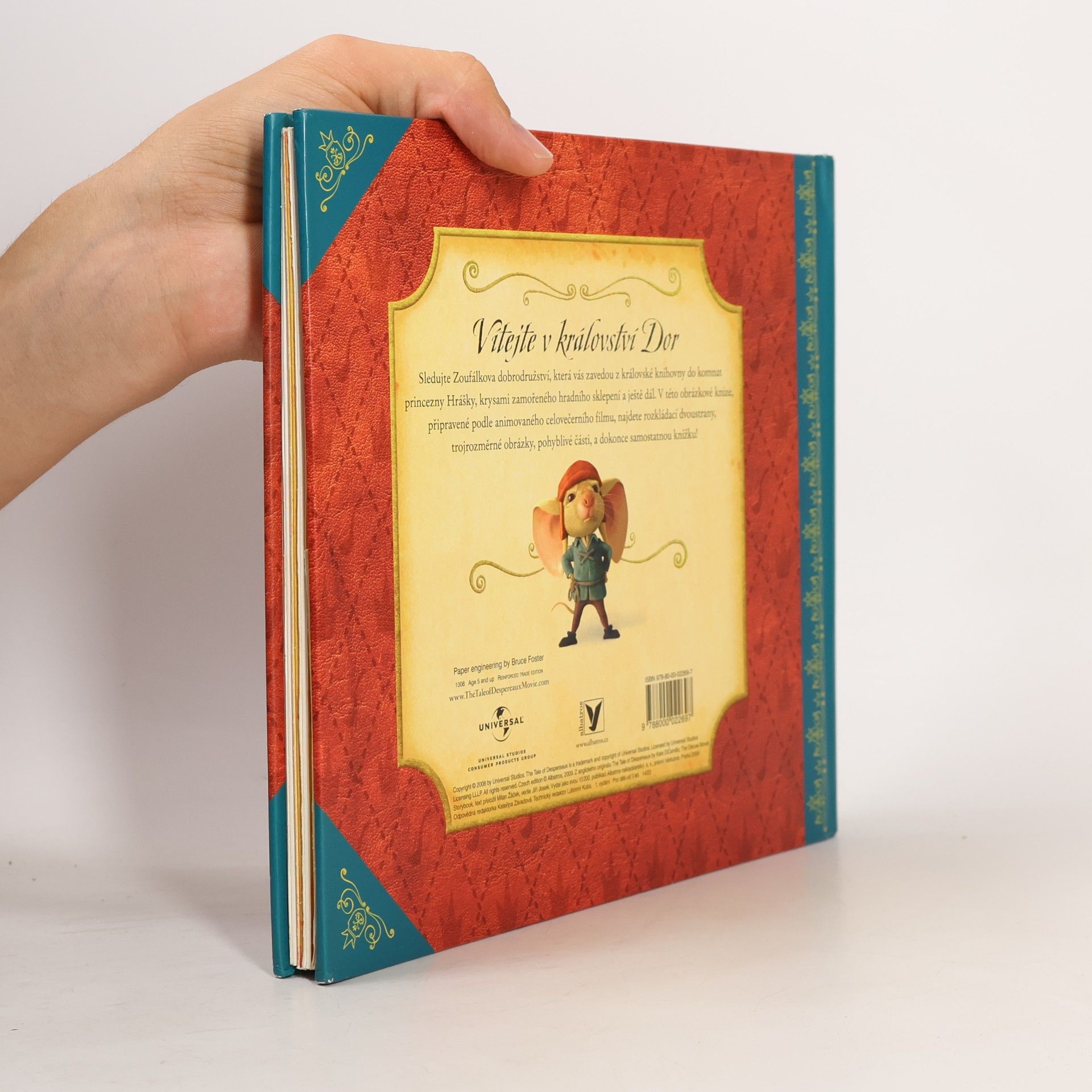 Kate DiCamillo Příběh o Zoufálkovi: dárková obrázková kniha podle animovaného filmu