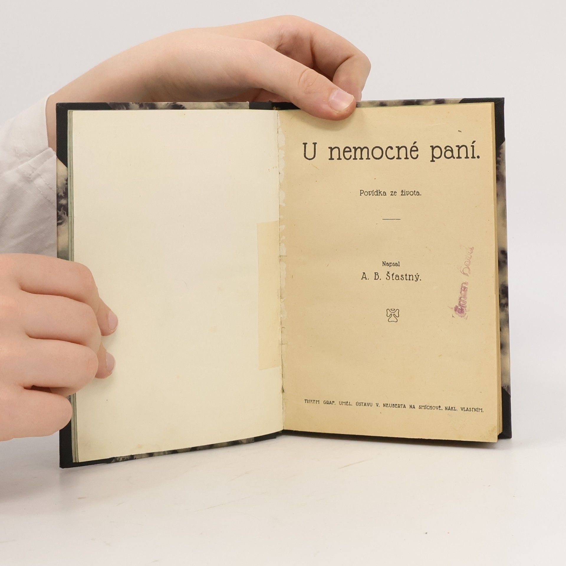 Alfons Bohumil Šťastný U nemocné paní