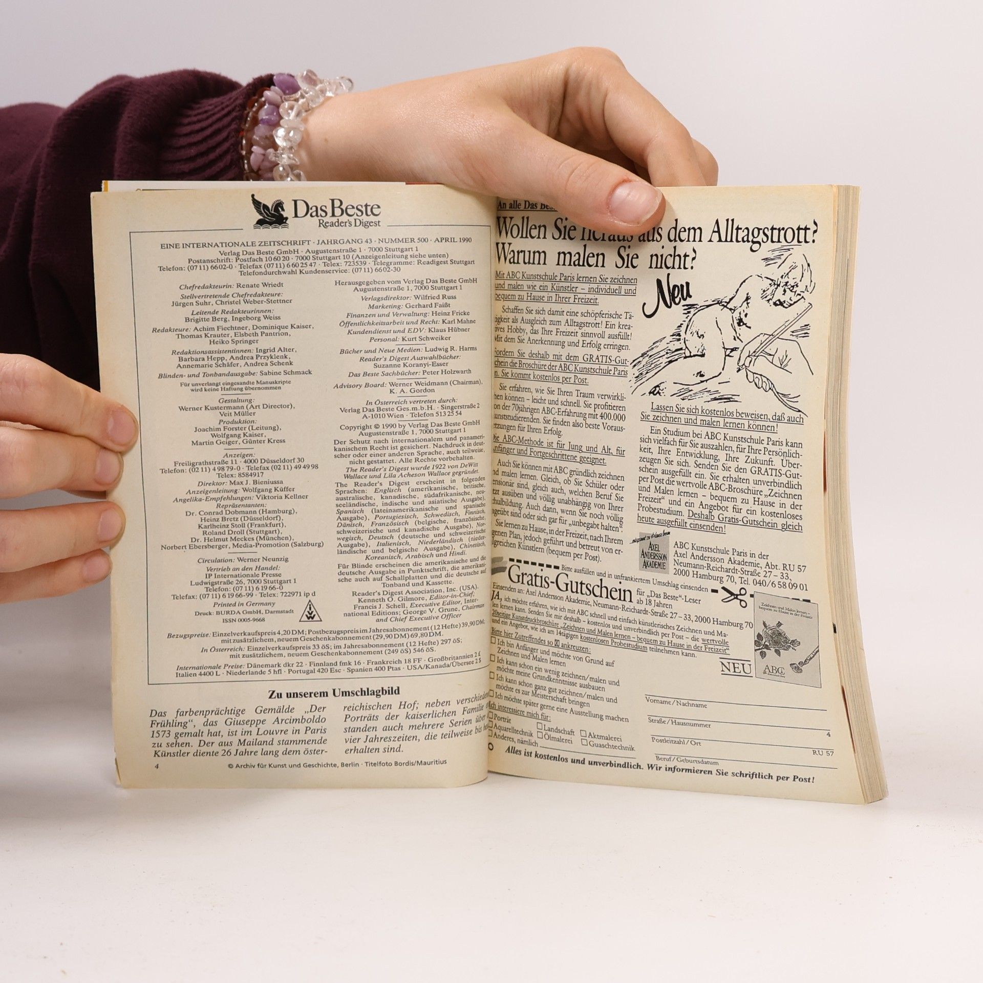 Auteurscollectief Reader's Digest Das Beste April 1990