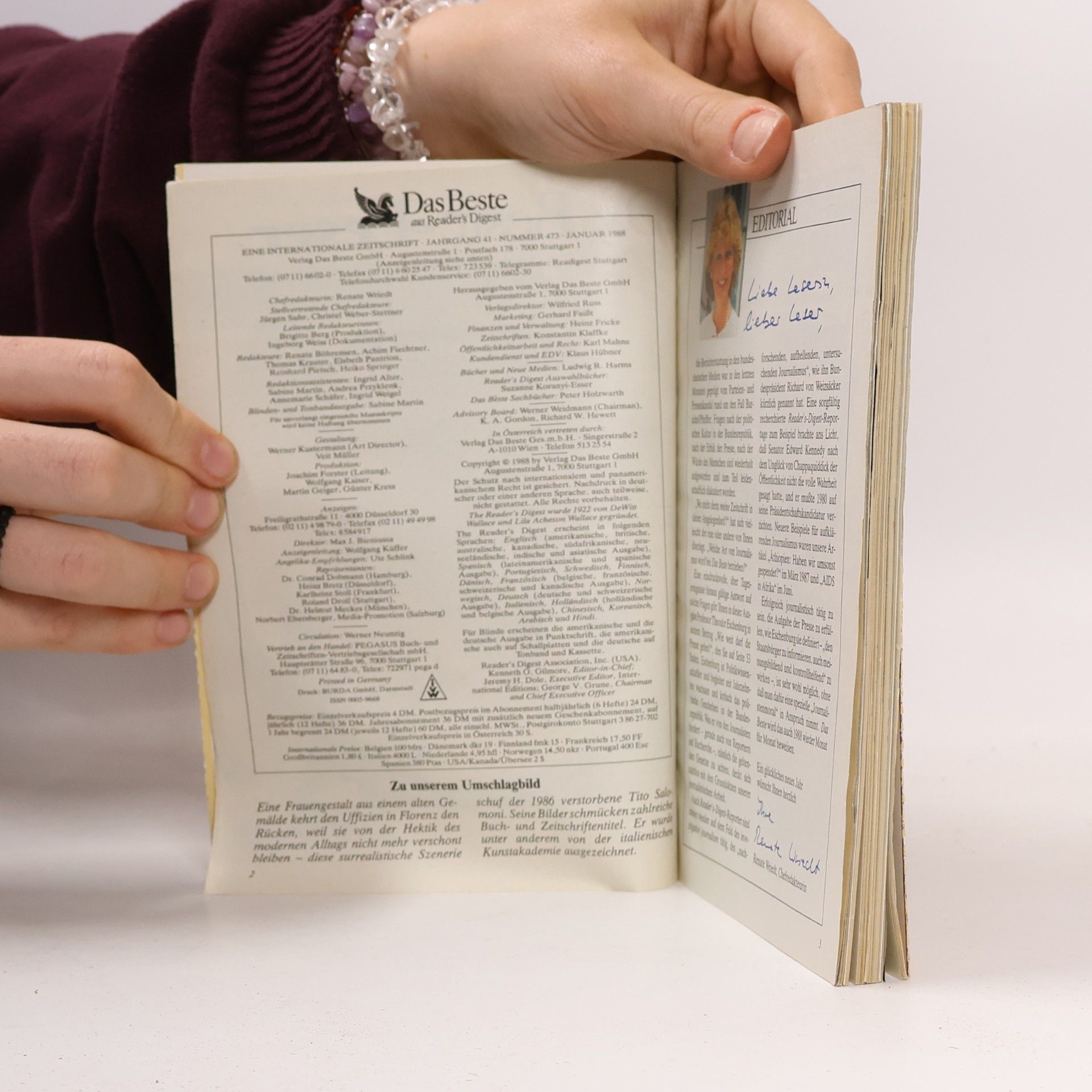 Autorenkollektiv Das Beste aus Reader's Digest Januar 1988