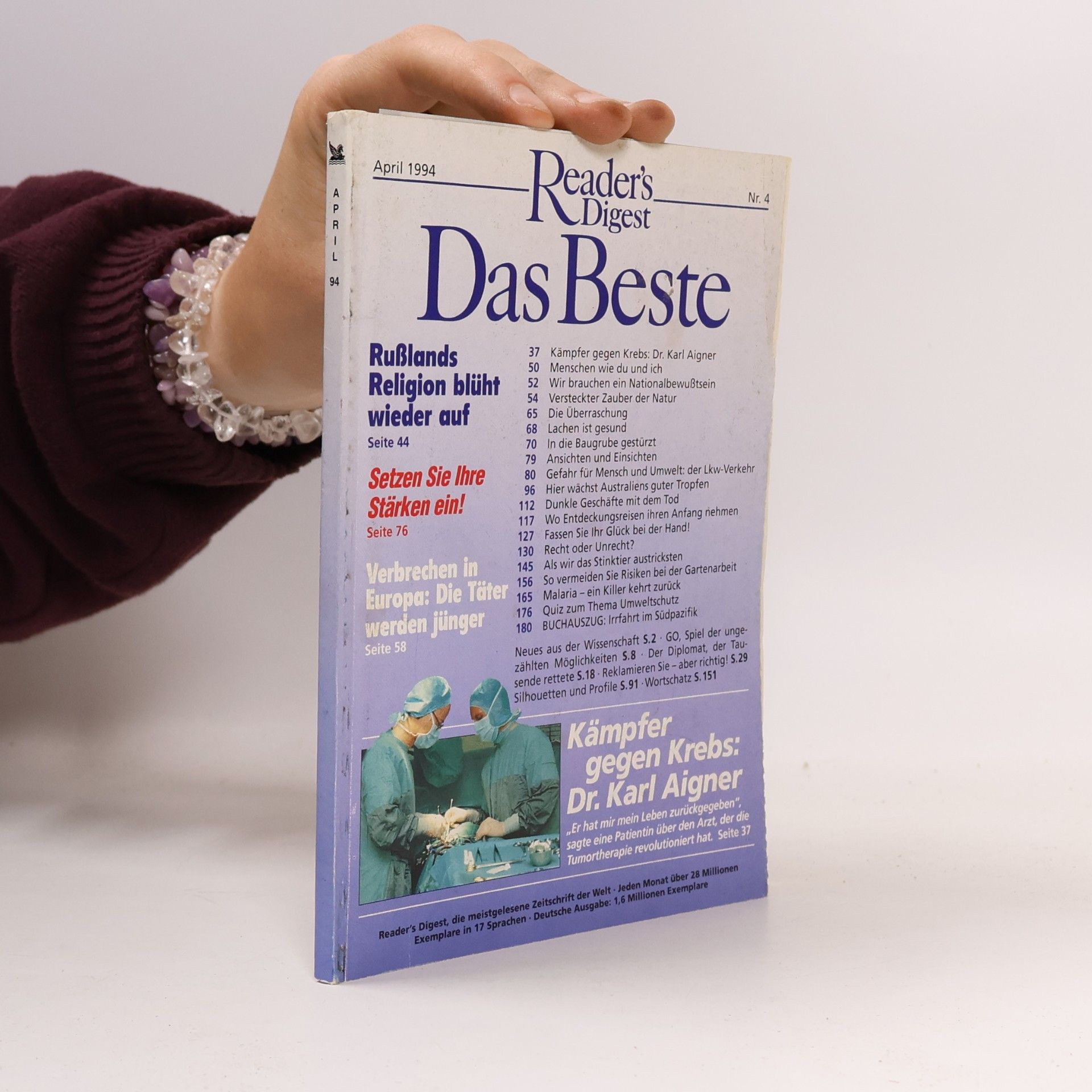 Auteurscollectief Reader's Digest Das Beste April 1994