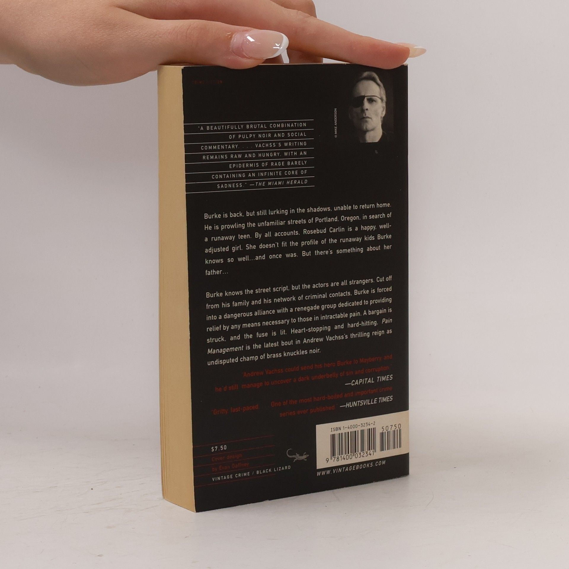 Andrew Vachss Burke Novel: Pain Management
