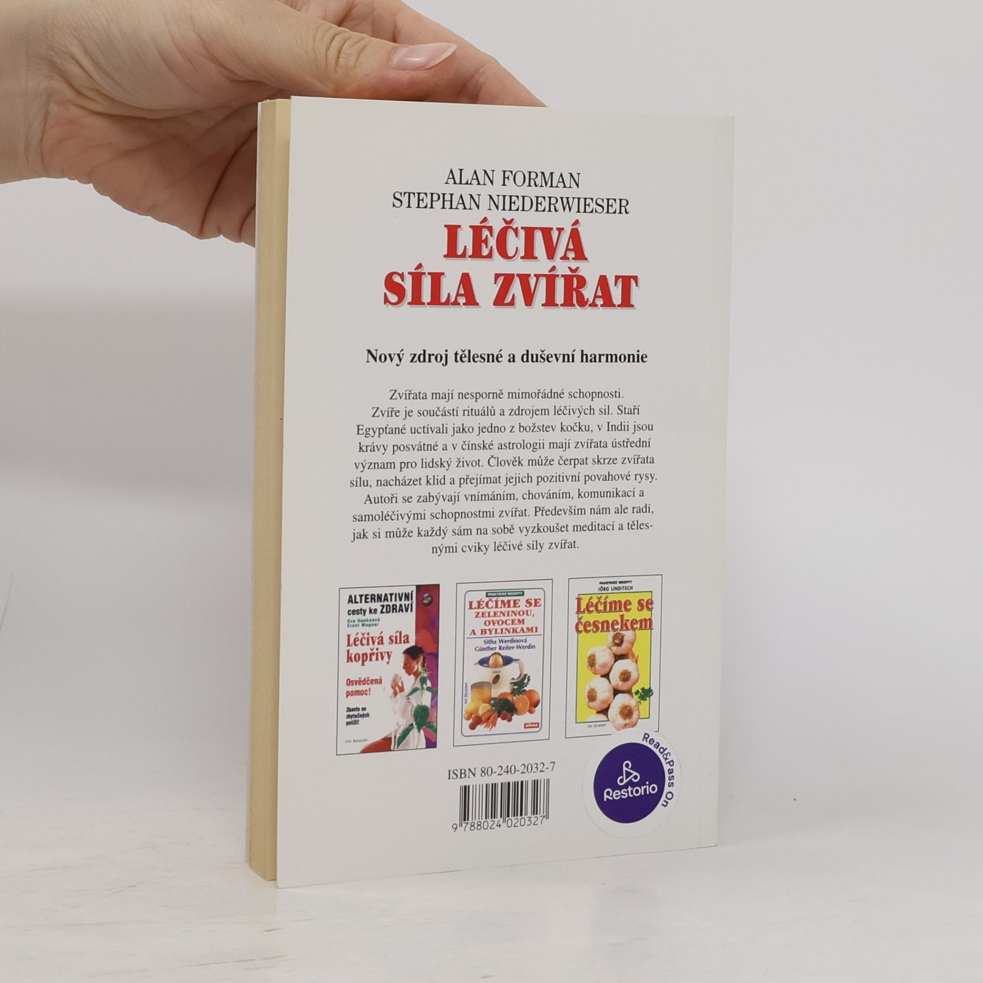 Alan Forman Léčivá síla zvířat