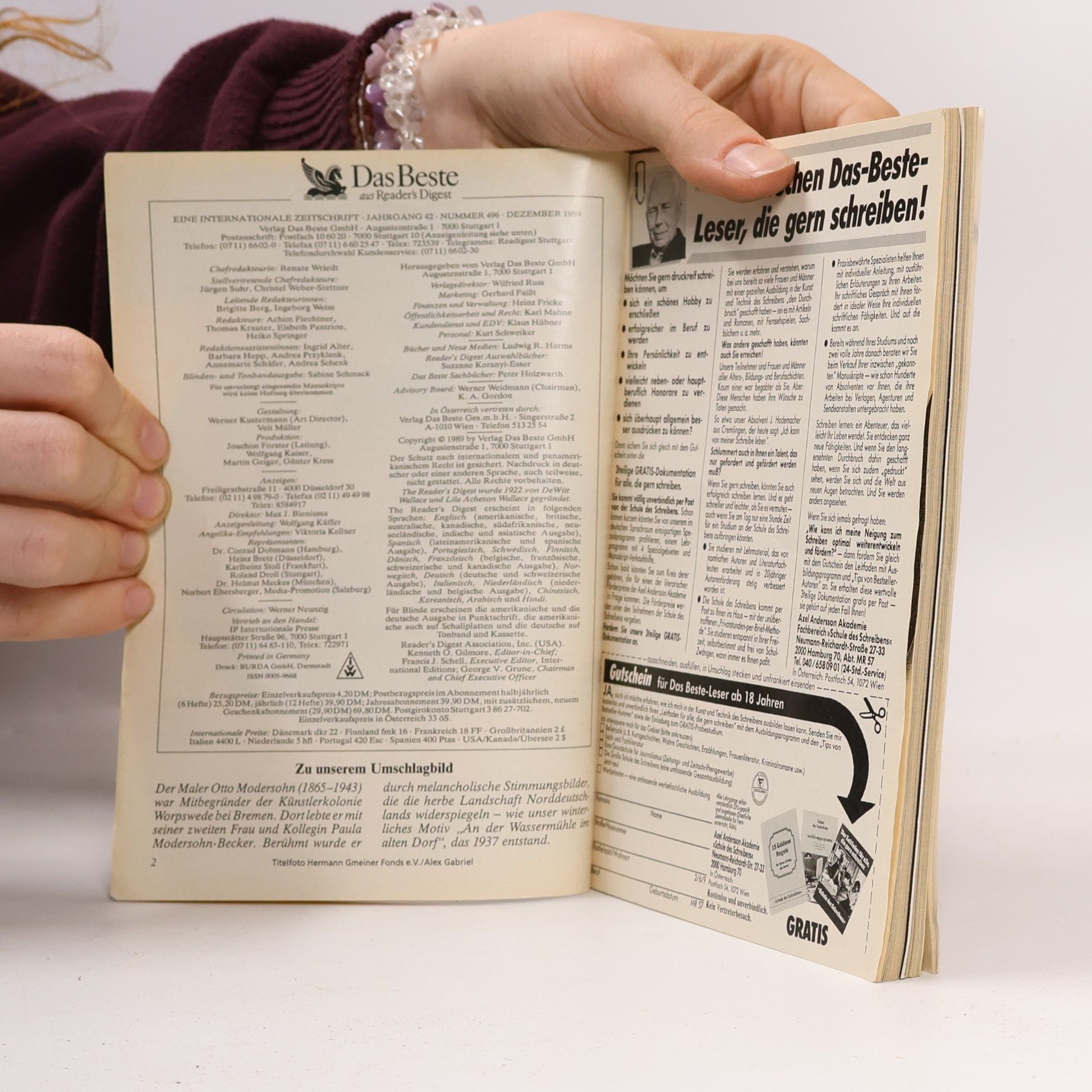 Auteurscollectief Das Beste aus Reader's Digest 12/1989