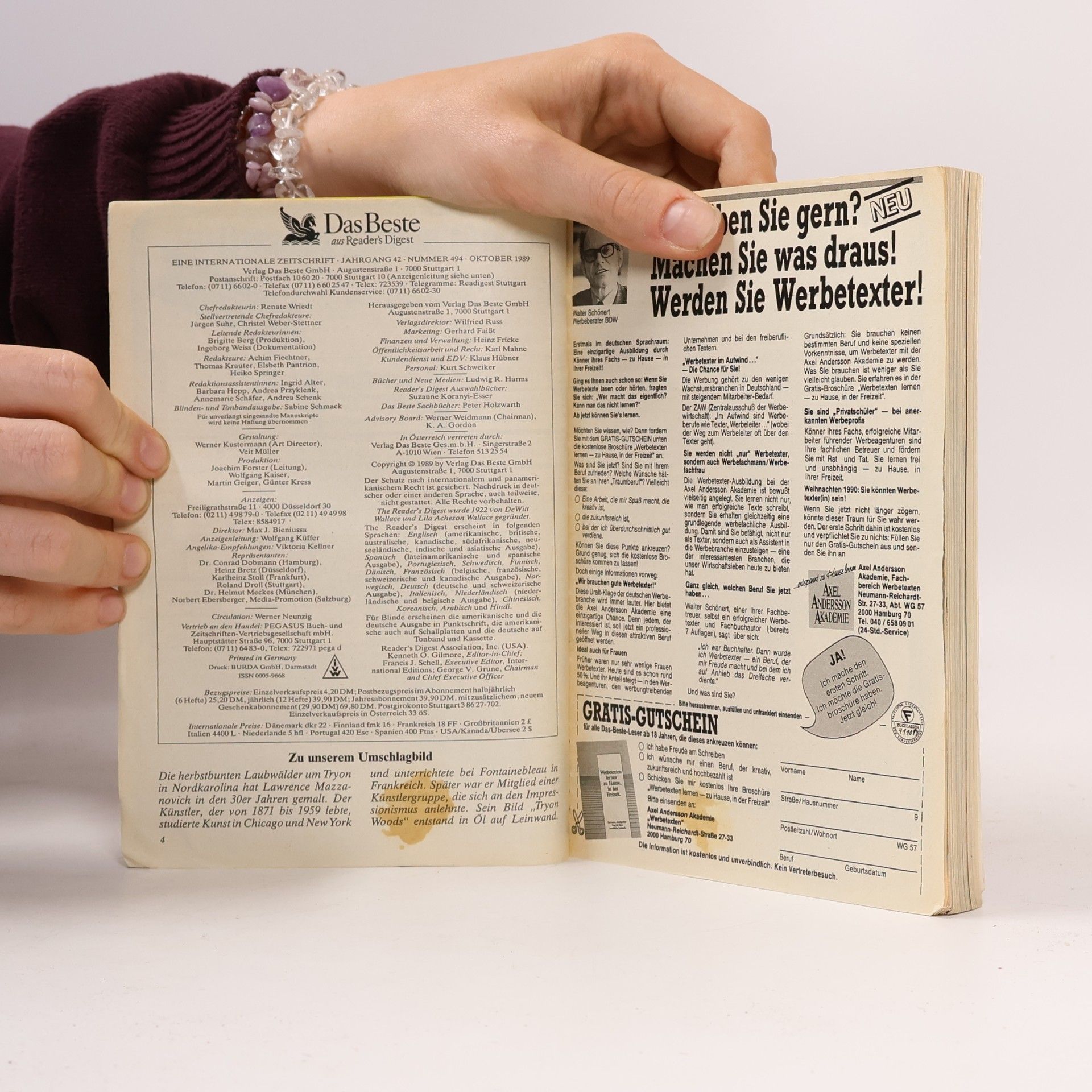 Auteurscollectief Das Beste aus Reader's Digest 10/1989