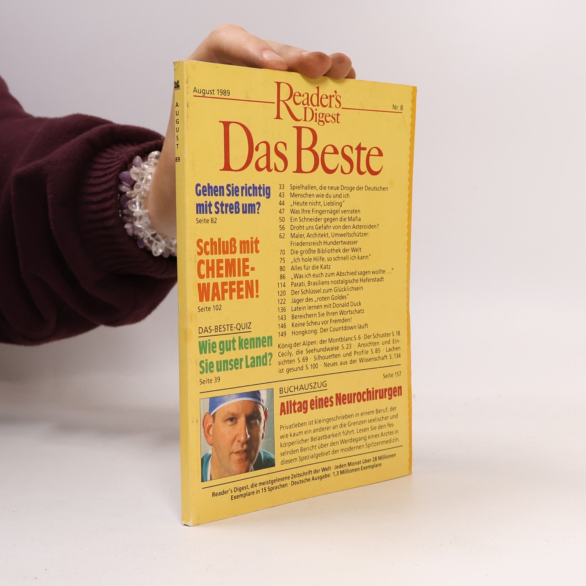 Auteurscollectief Reader's Digest. Das Beste 8/1989