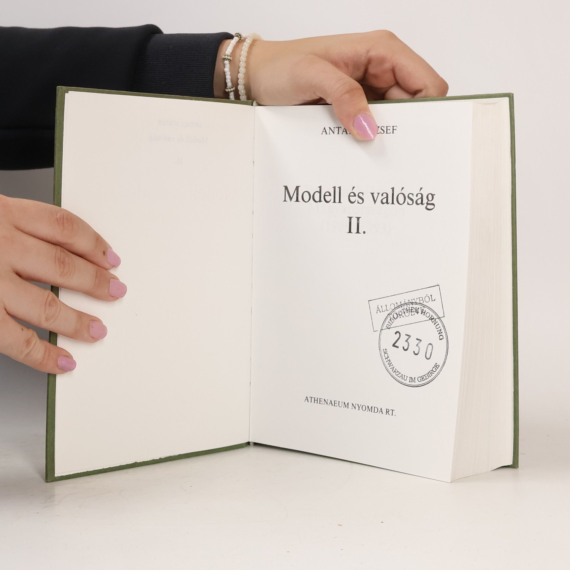 Antall József Modell és valóság