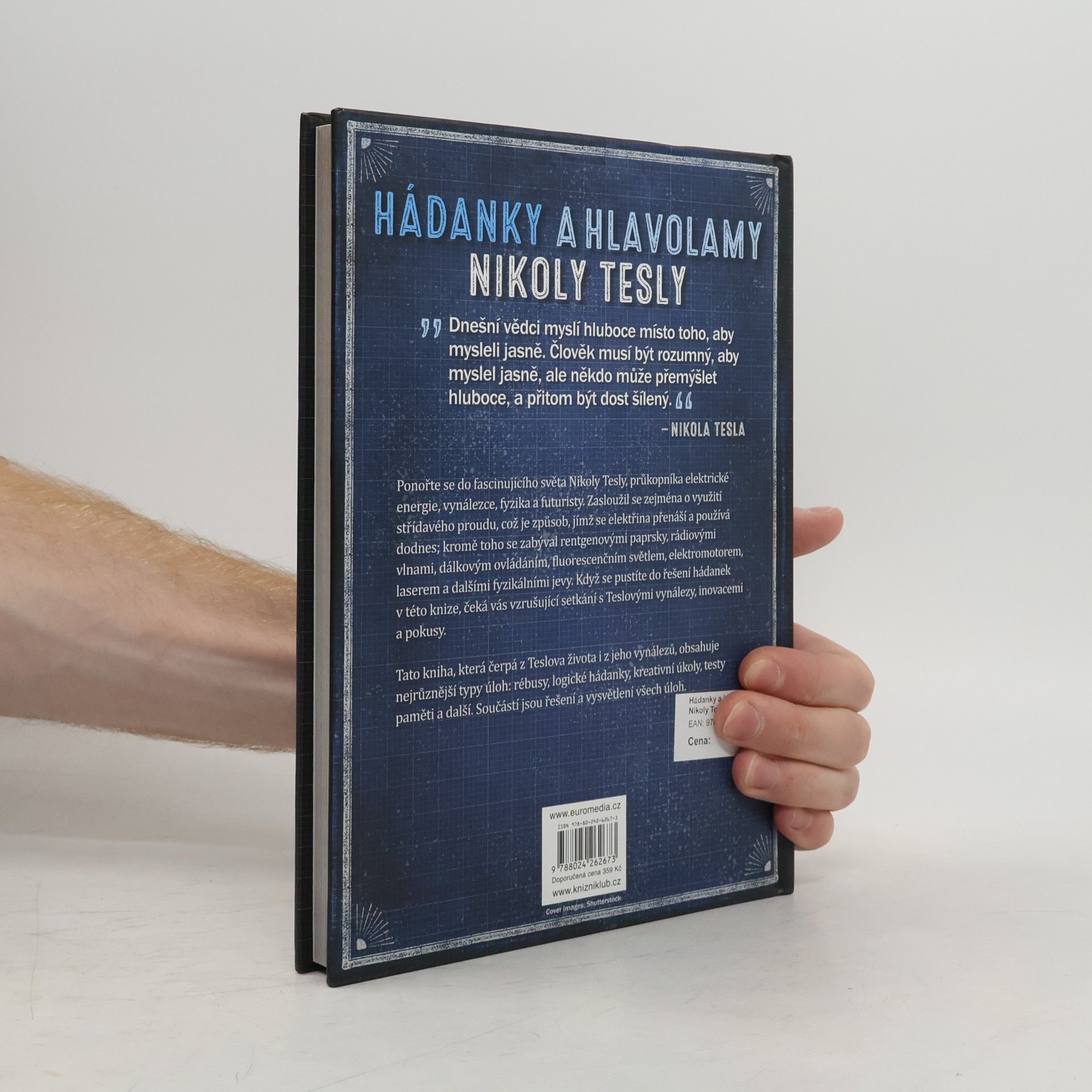 Richard Wolfrik Galland Hádanky a hlavolamy Nikoly Tesly. Elektrizující sbírka úloh, šifer a hádanek