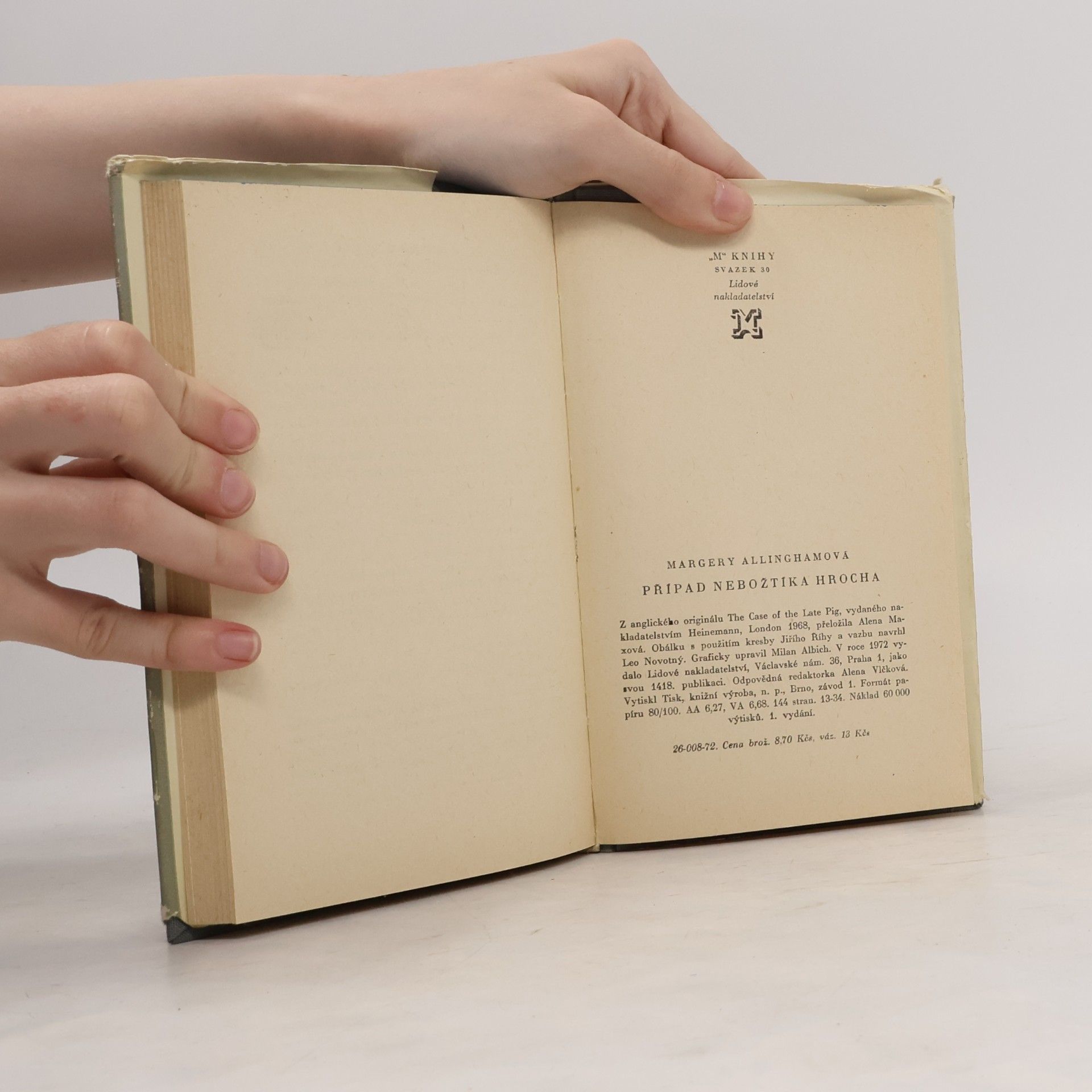 Margery Allingham Případ nebožtíka Hrocha