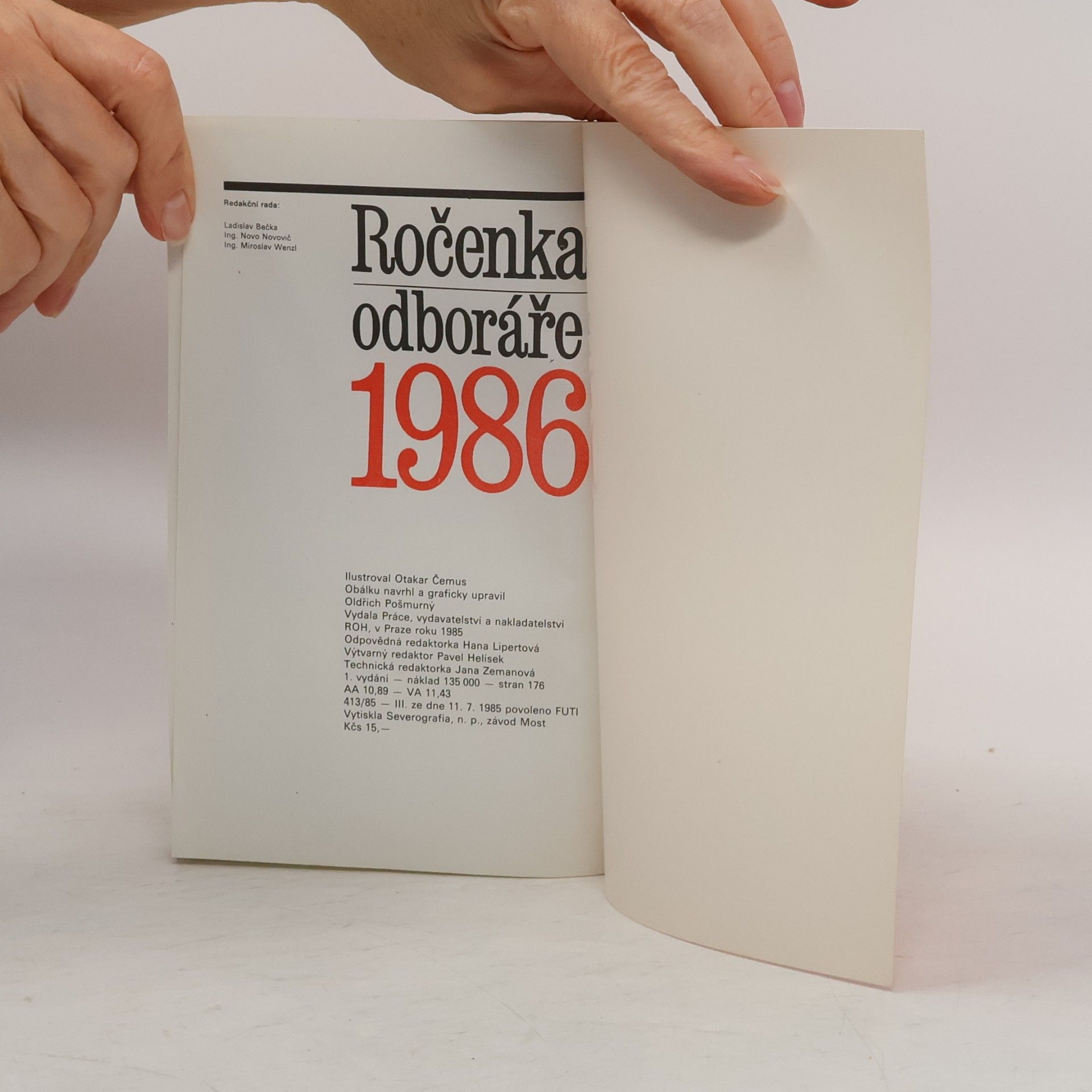 Autorenkollektiv Ročenka odboráře 1986