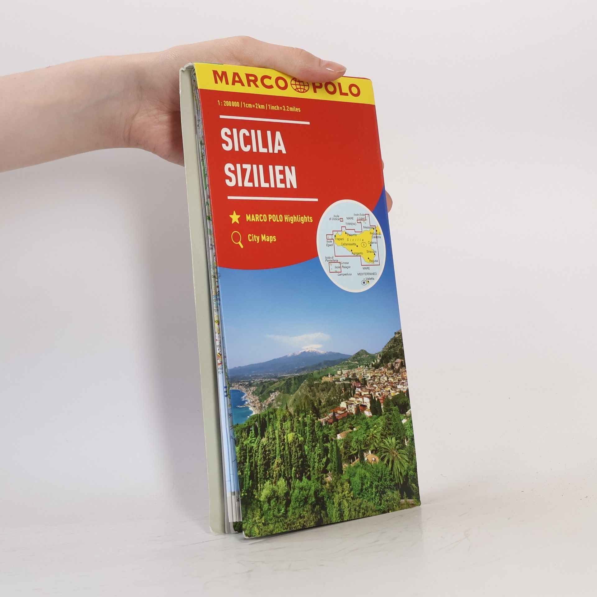 Autorenkollektiv MARCO POLO Regionalkarte Italien 14 Sizilien 1:200.000