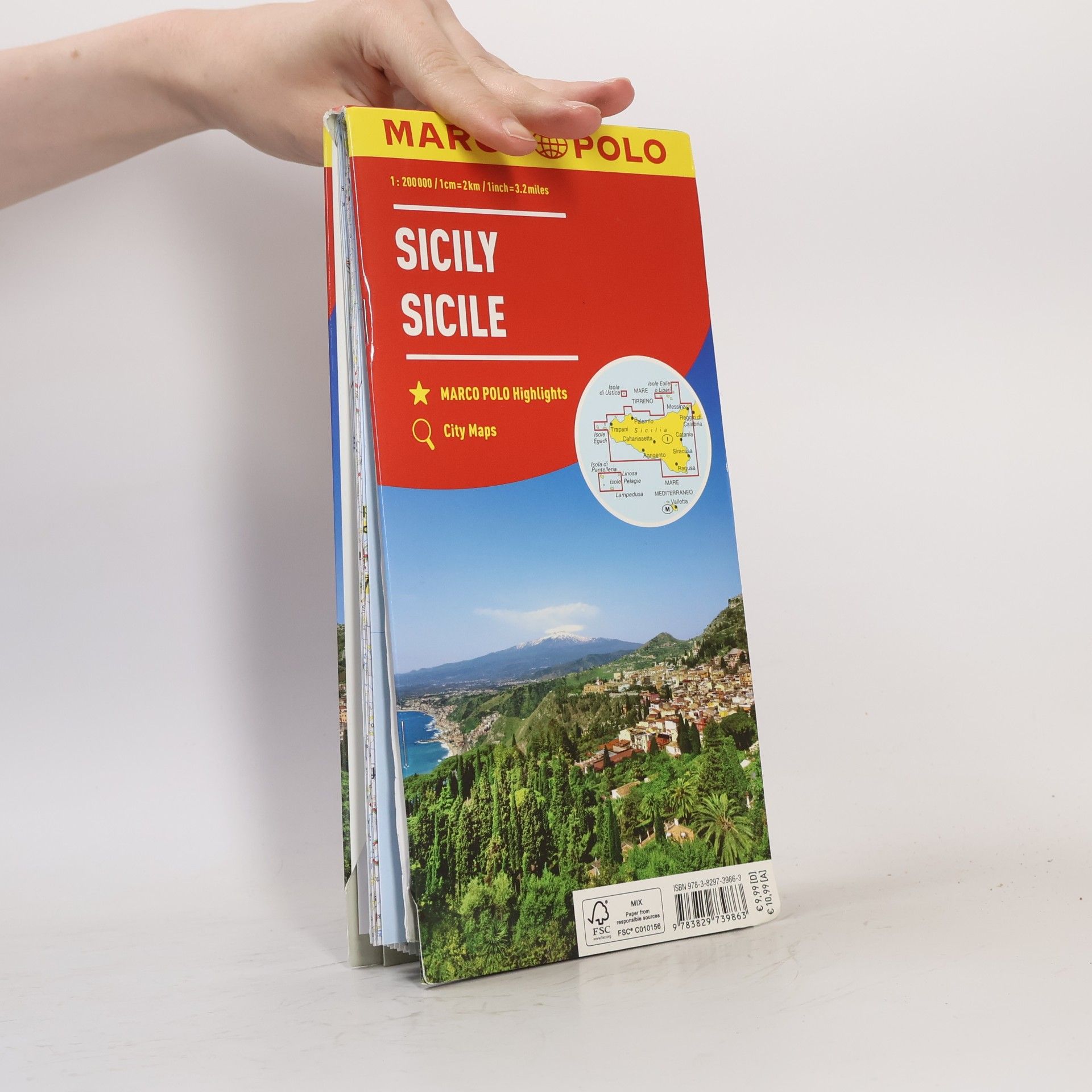 MARCO POLO Regionalkarte Italien 14 Sizilien 1:200.000