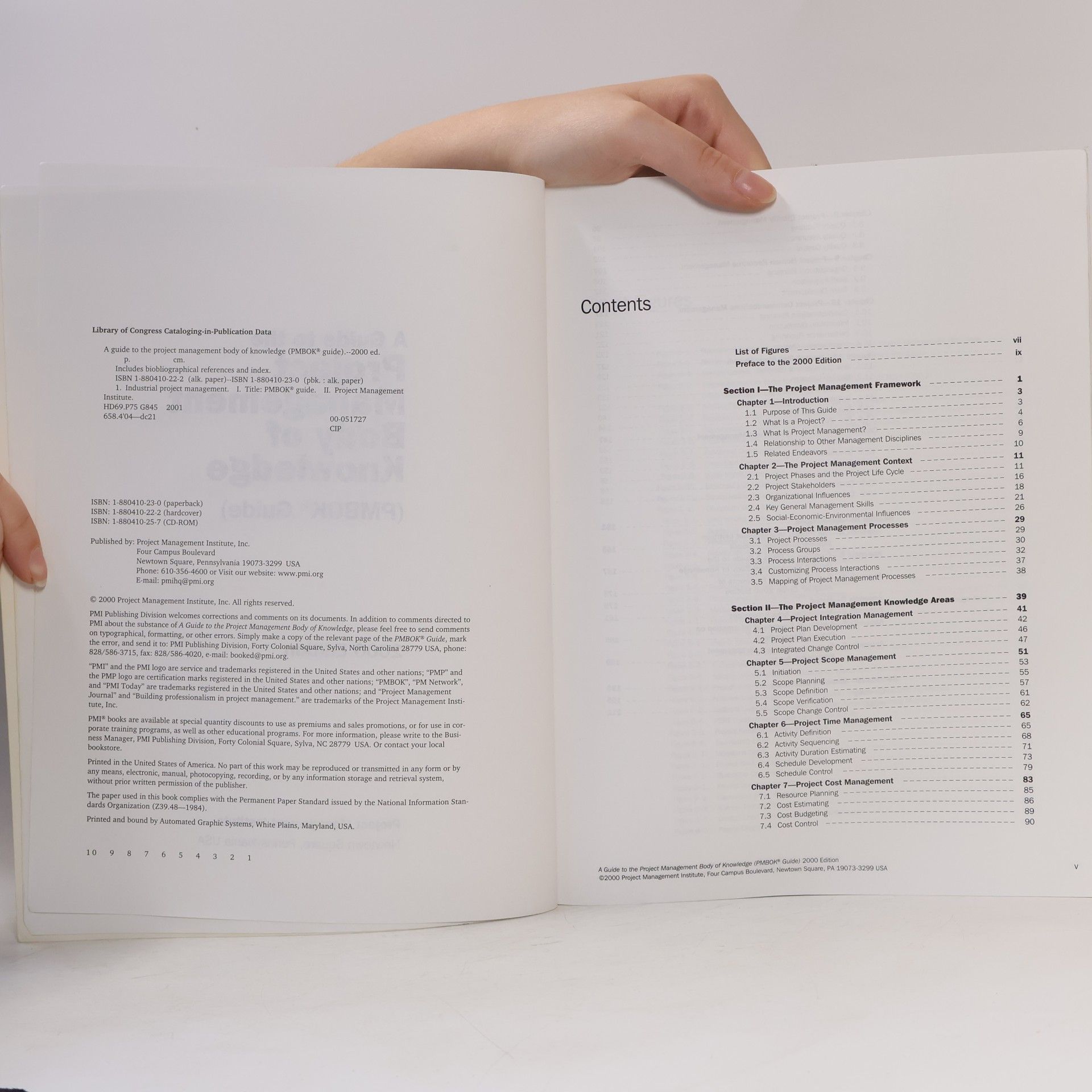 Project Management Institute PMBOK® Guide: A Guide to the Project Management Body of Knowledge