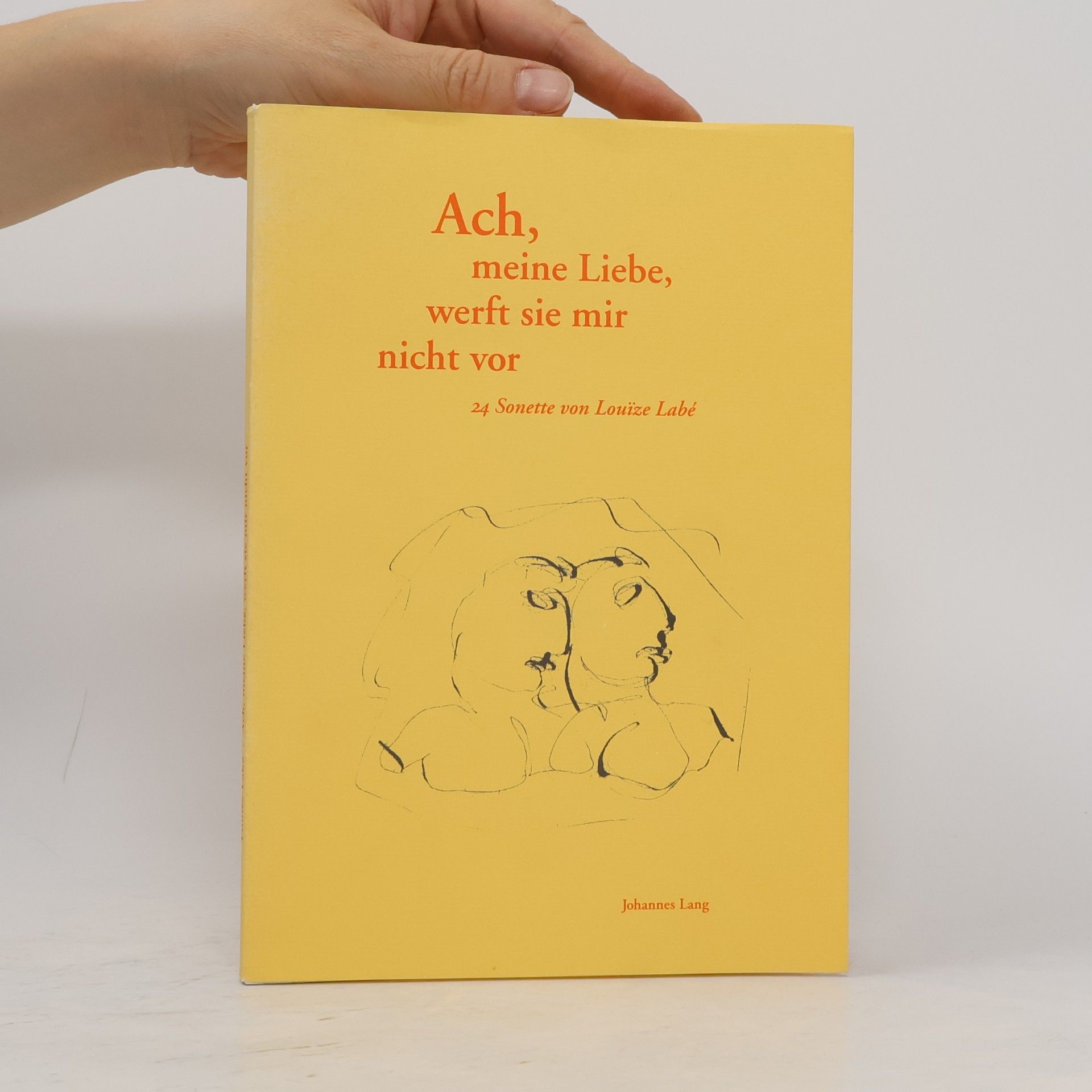 Louize Labé Ach, meine Liebe, werft sie mir nicht vor
