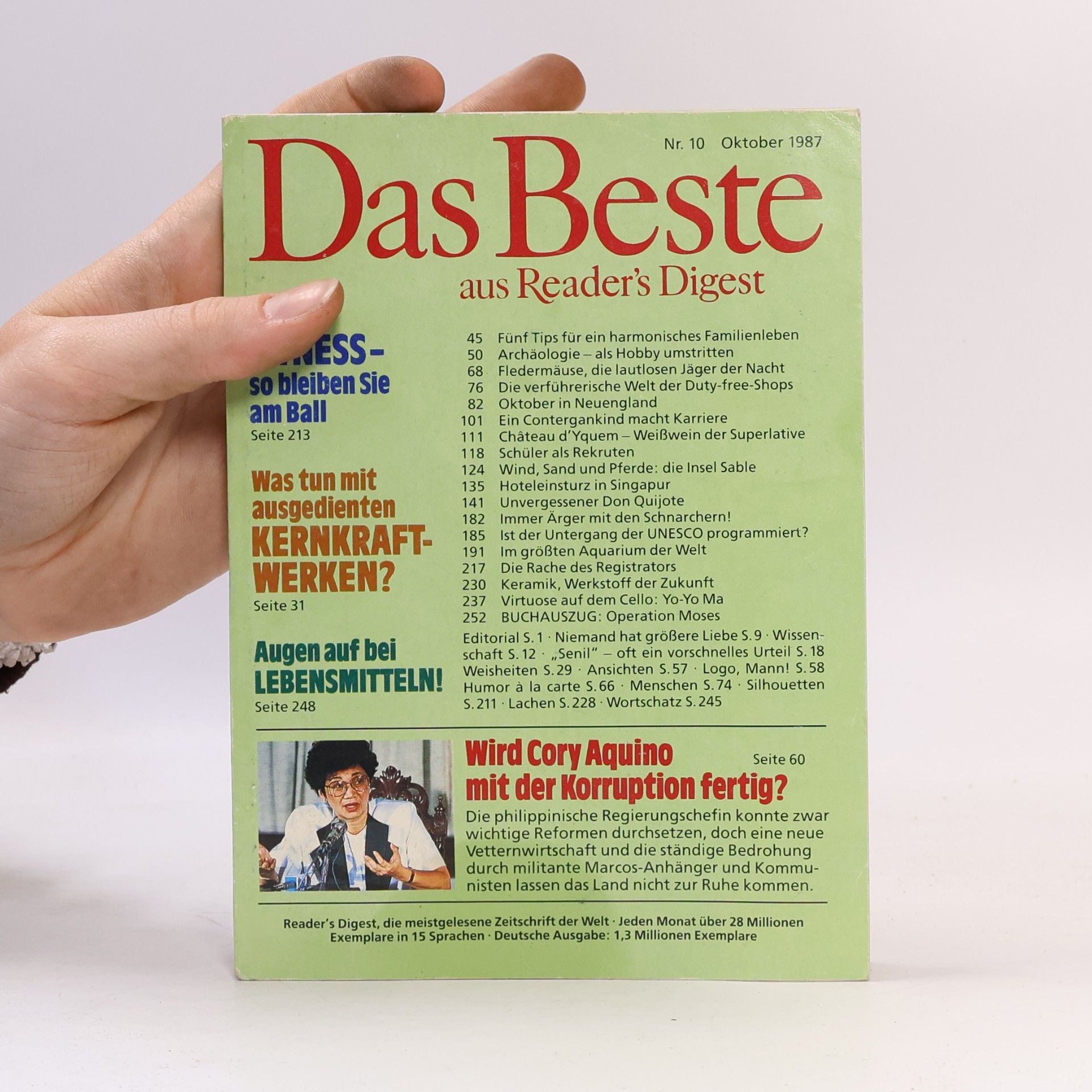 AA.VV. Das Beste aus Reader's Digest 10/1987
