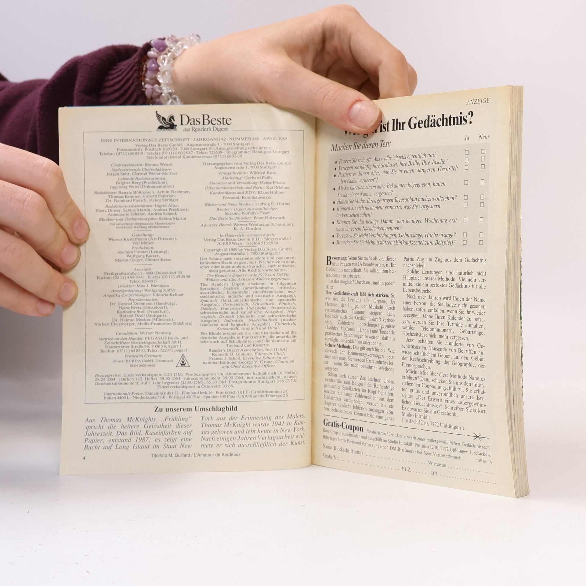 Auteurscollectief Das Beste aus Reader's Digest 4/1989