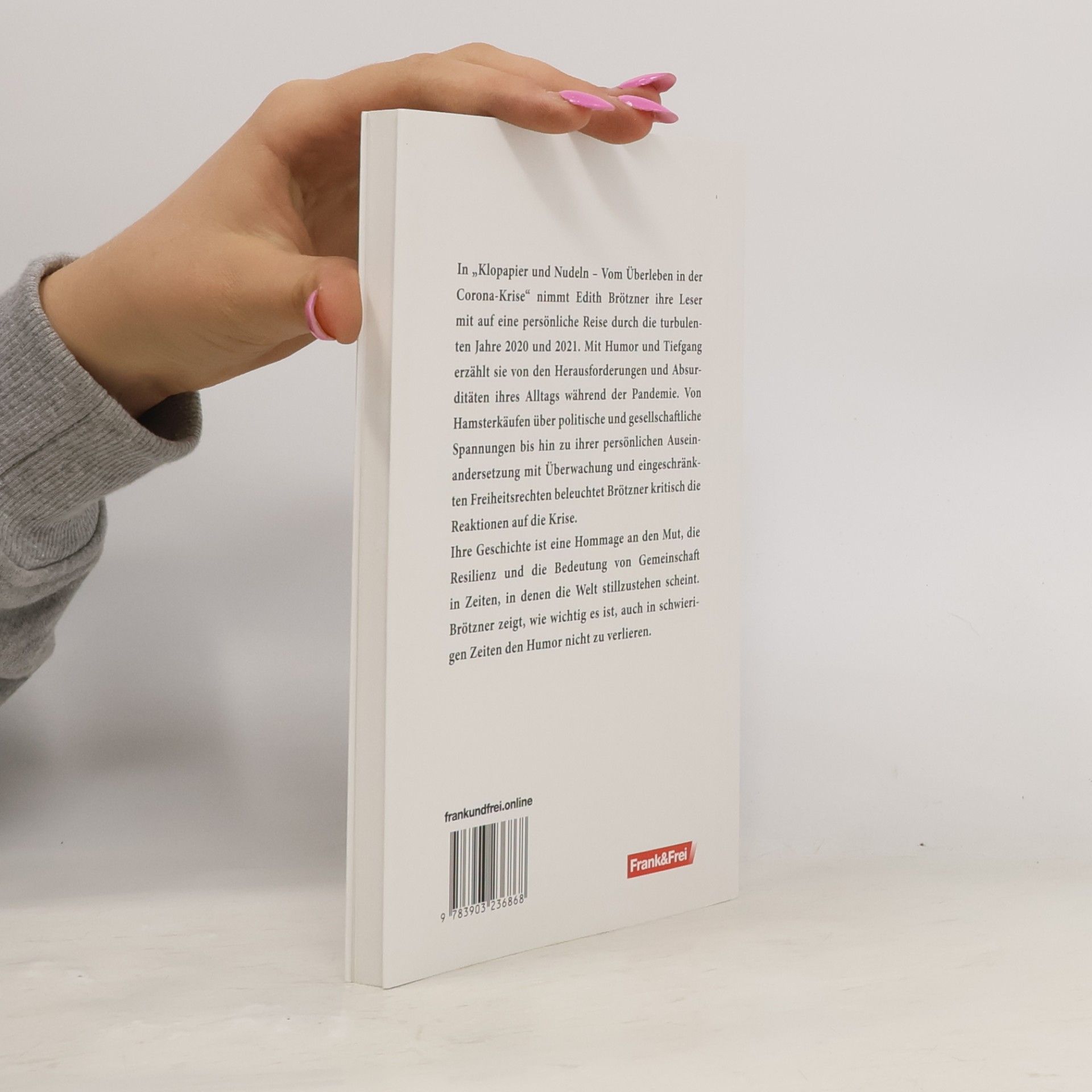 Edith Brötzner Klopapier und Nudeln