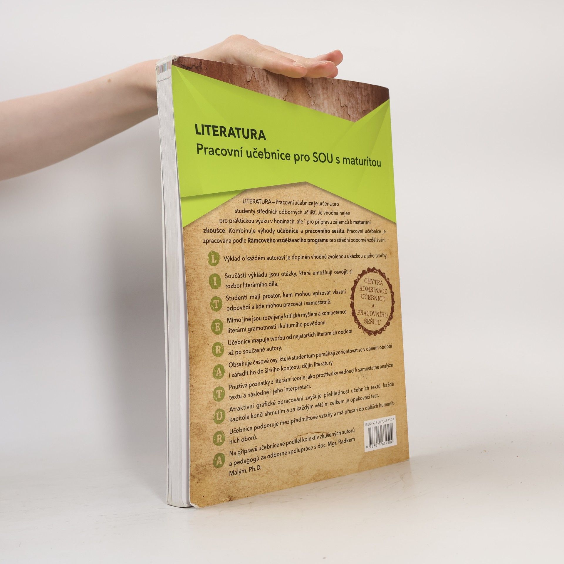 Kateřina Štrpková Literatura. Pracovní učebnice pro střední odborná učiliště s maturitou