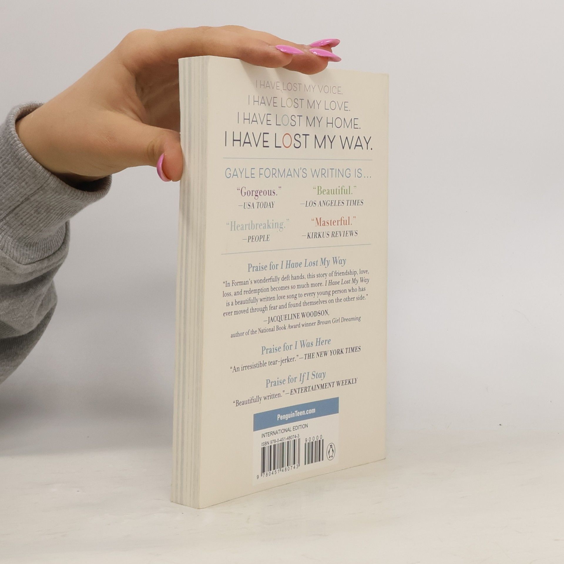 Gayle Forman I have lost my way