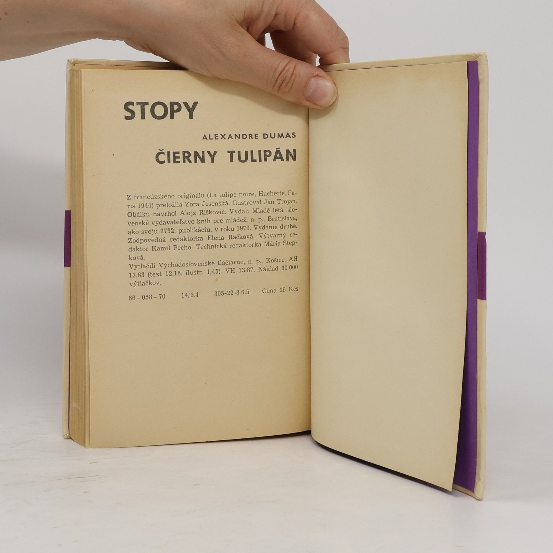 Alexandre Dumas Čierny tulipán