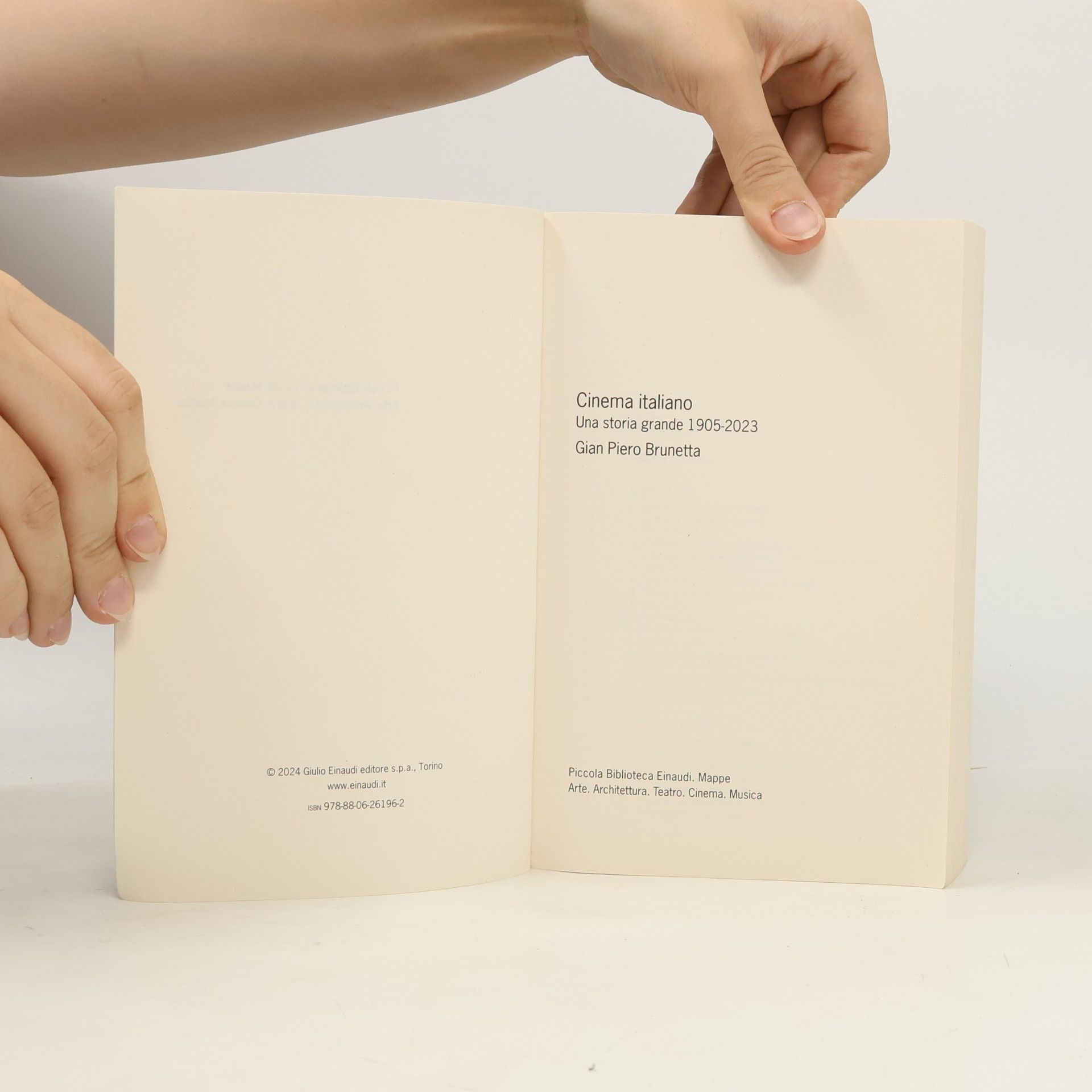 Gian Piero Brunetta Piccola biblioteca Einaudi. Mappe - 117: Cinema italiano