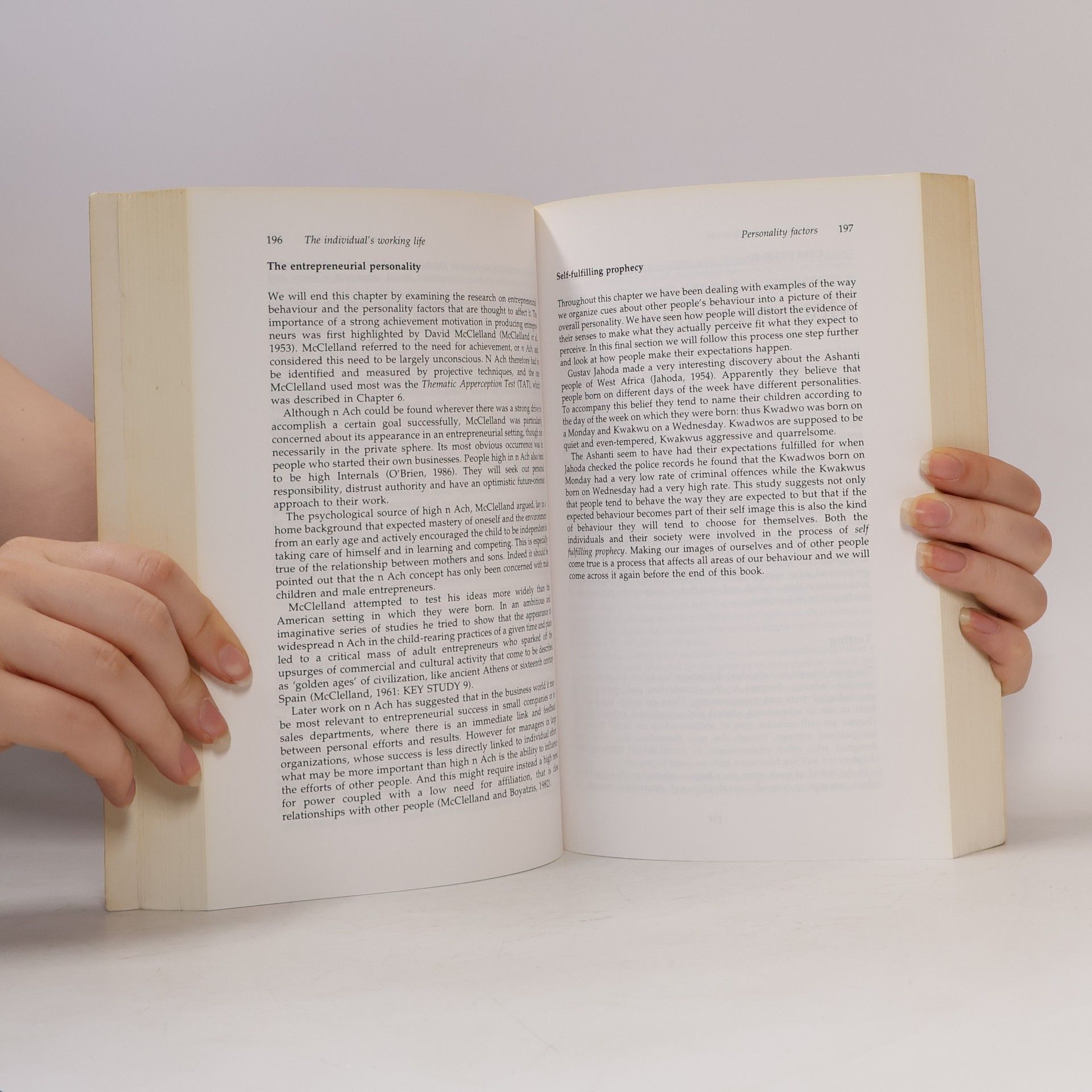David A. Statt Psychology and the World of Work