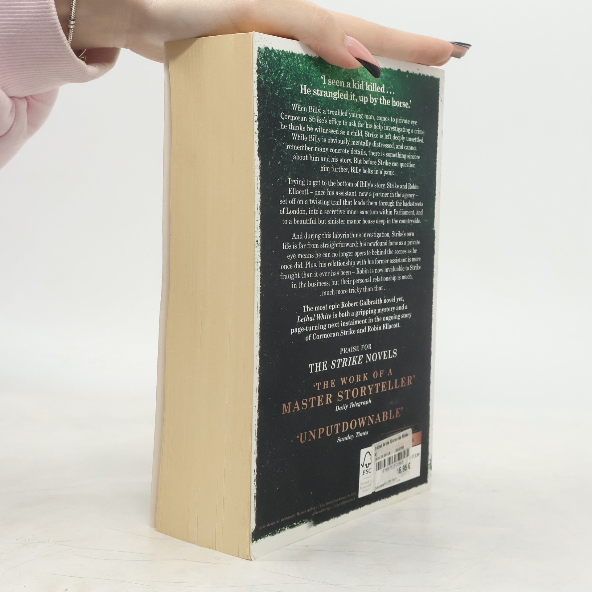 J. K. Rowling Lethal white