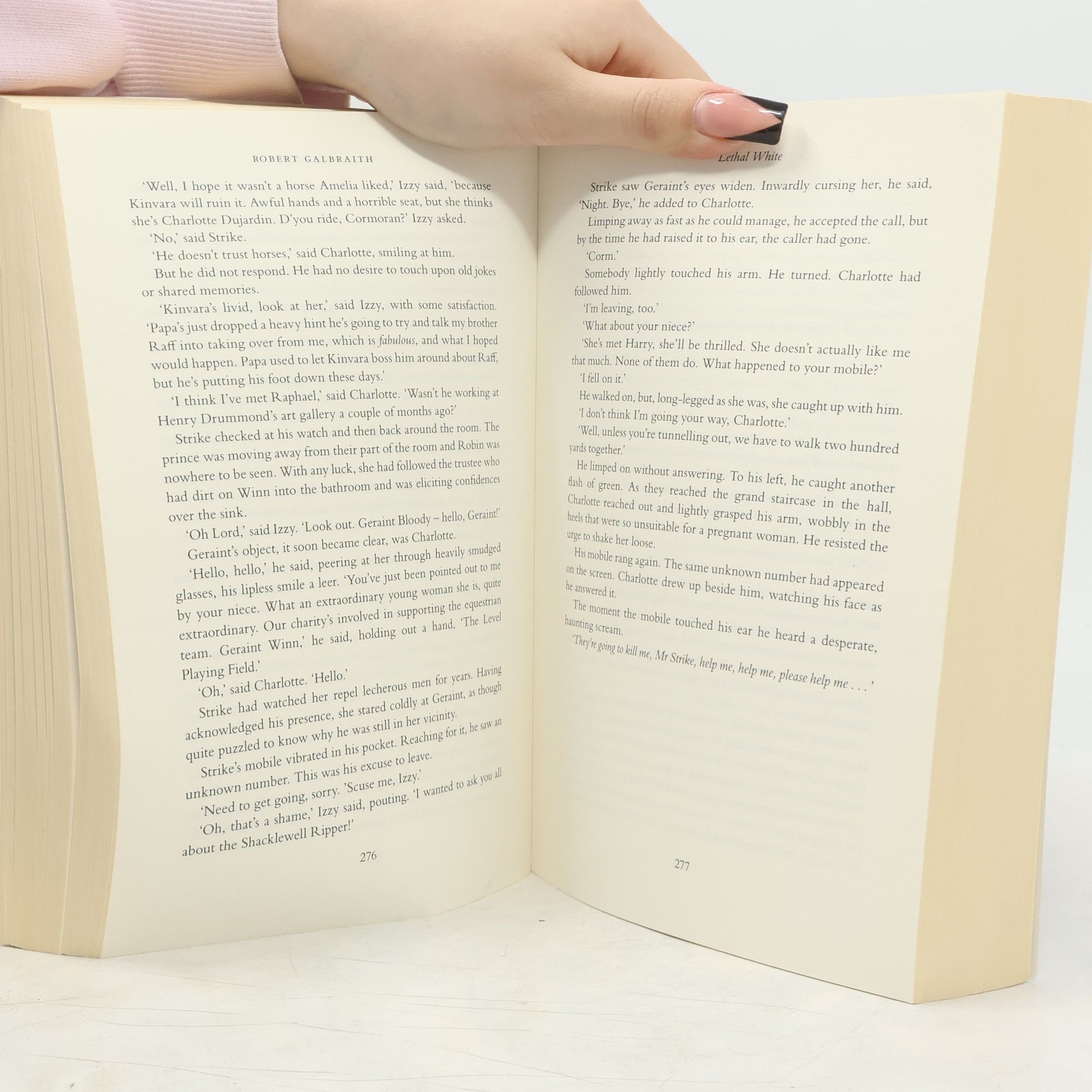 J. K. Rowling Lethal white