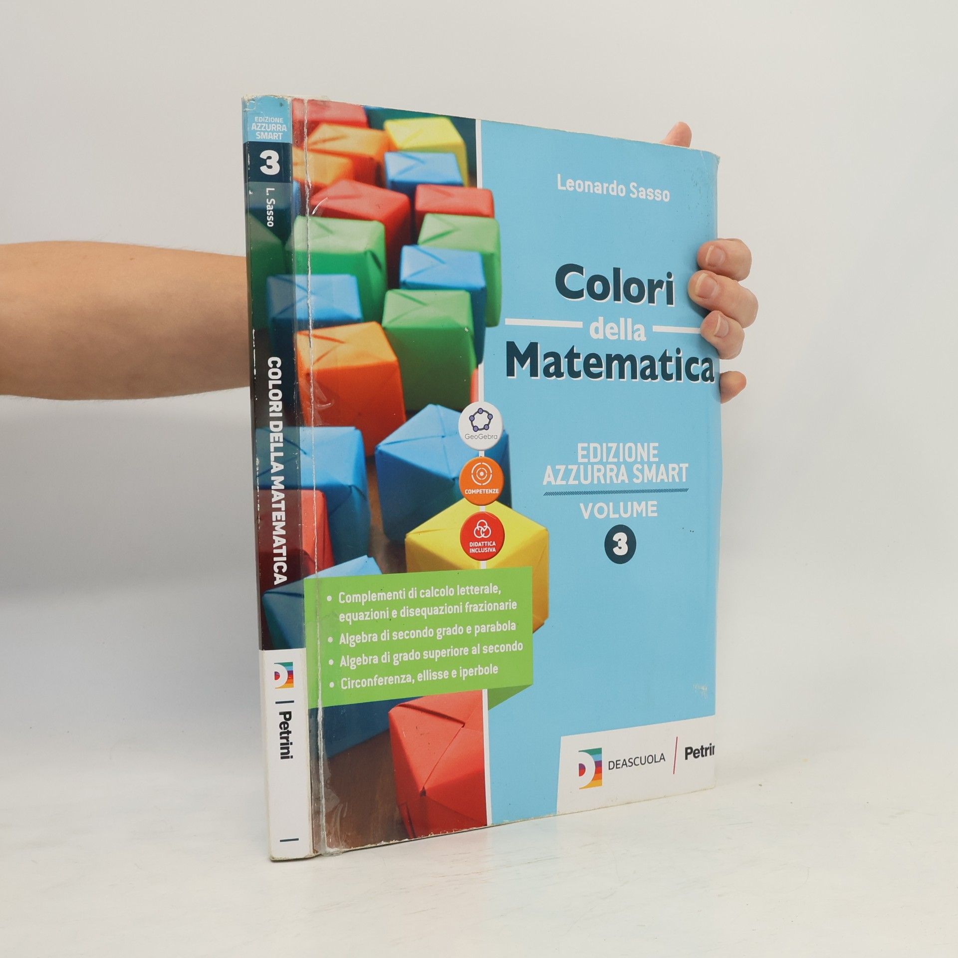 Leonardo Sasso Edizione Azzurra Smart - 3: Colori della matematica