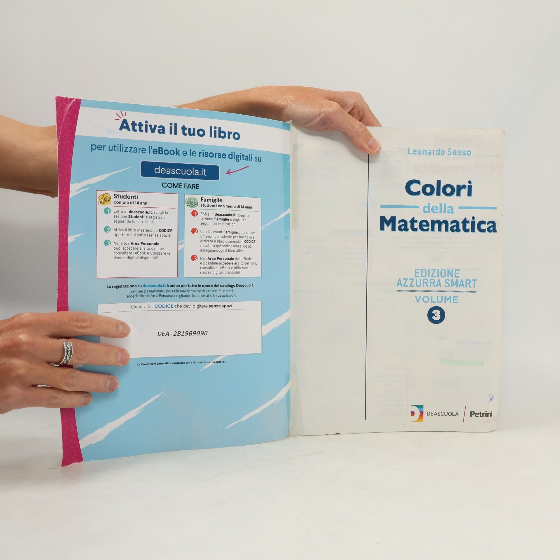 Leonardo Sasso Edizione Azzurra Smart - 3: Colori della matematica