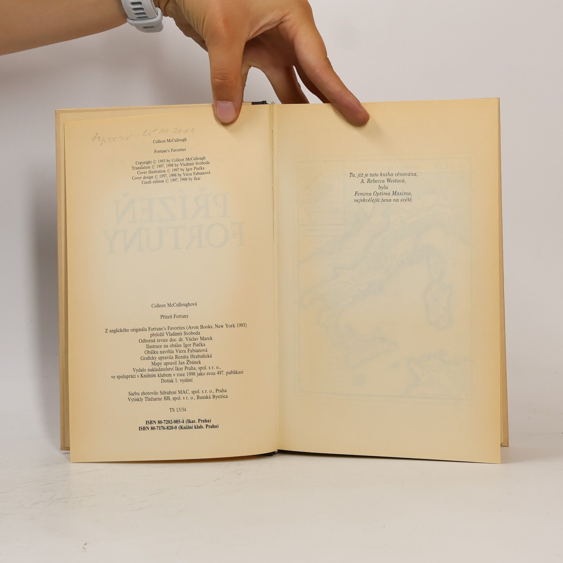 Colleen McCullough Přízeň Fortuny