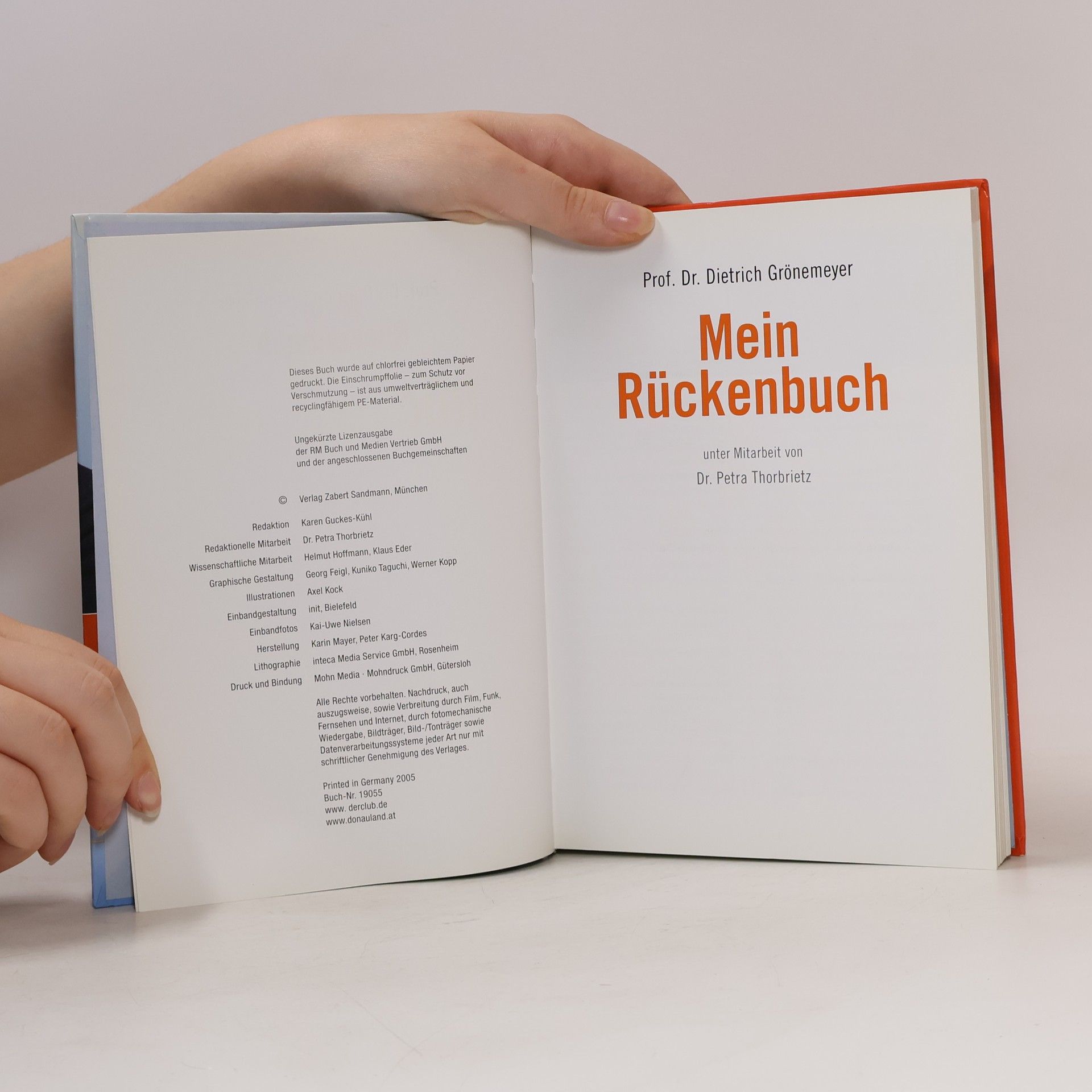 Dietrich Grönemeyers Mein Rückenbuch