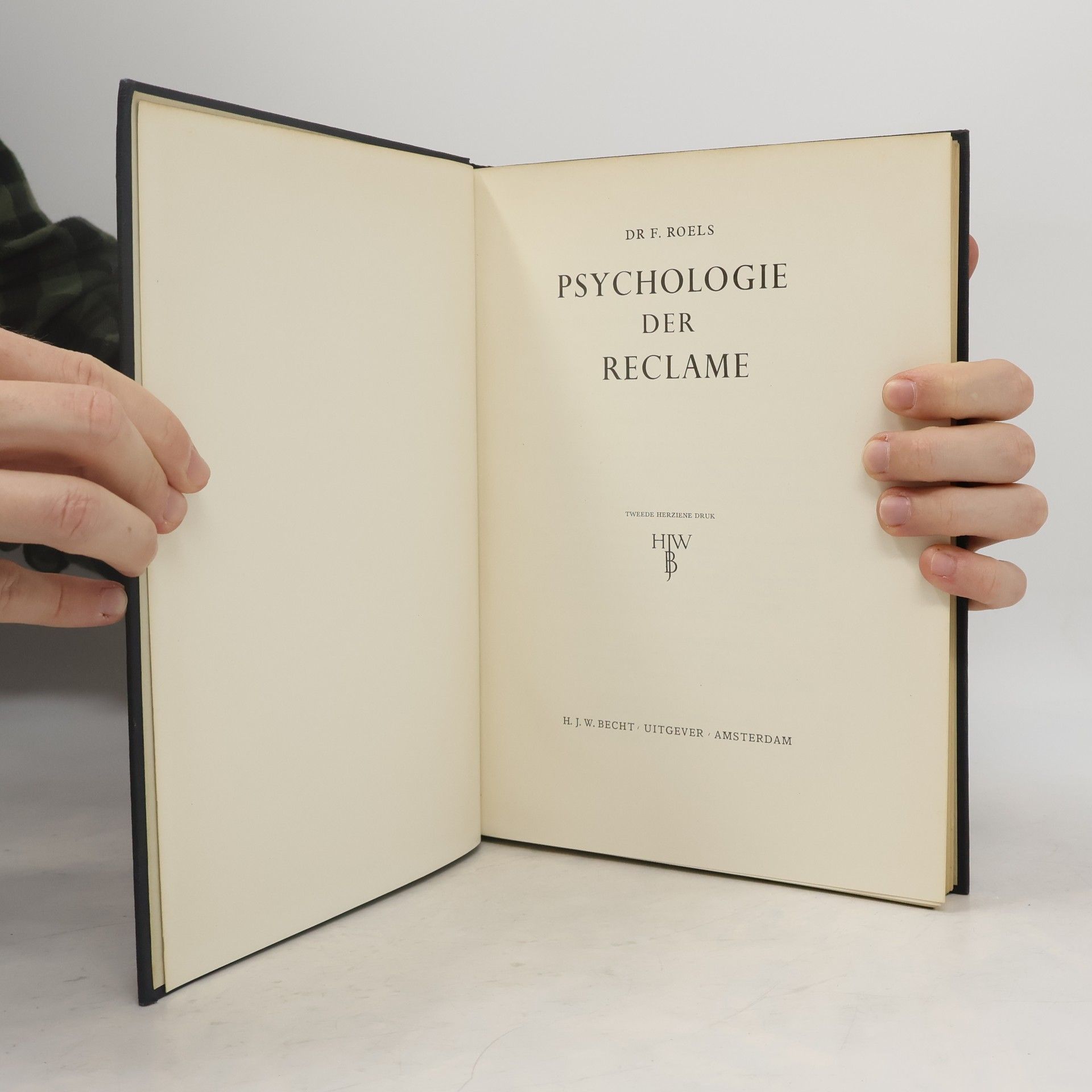F. Roels Psychologie der Reclame