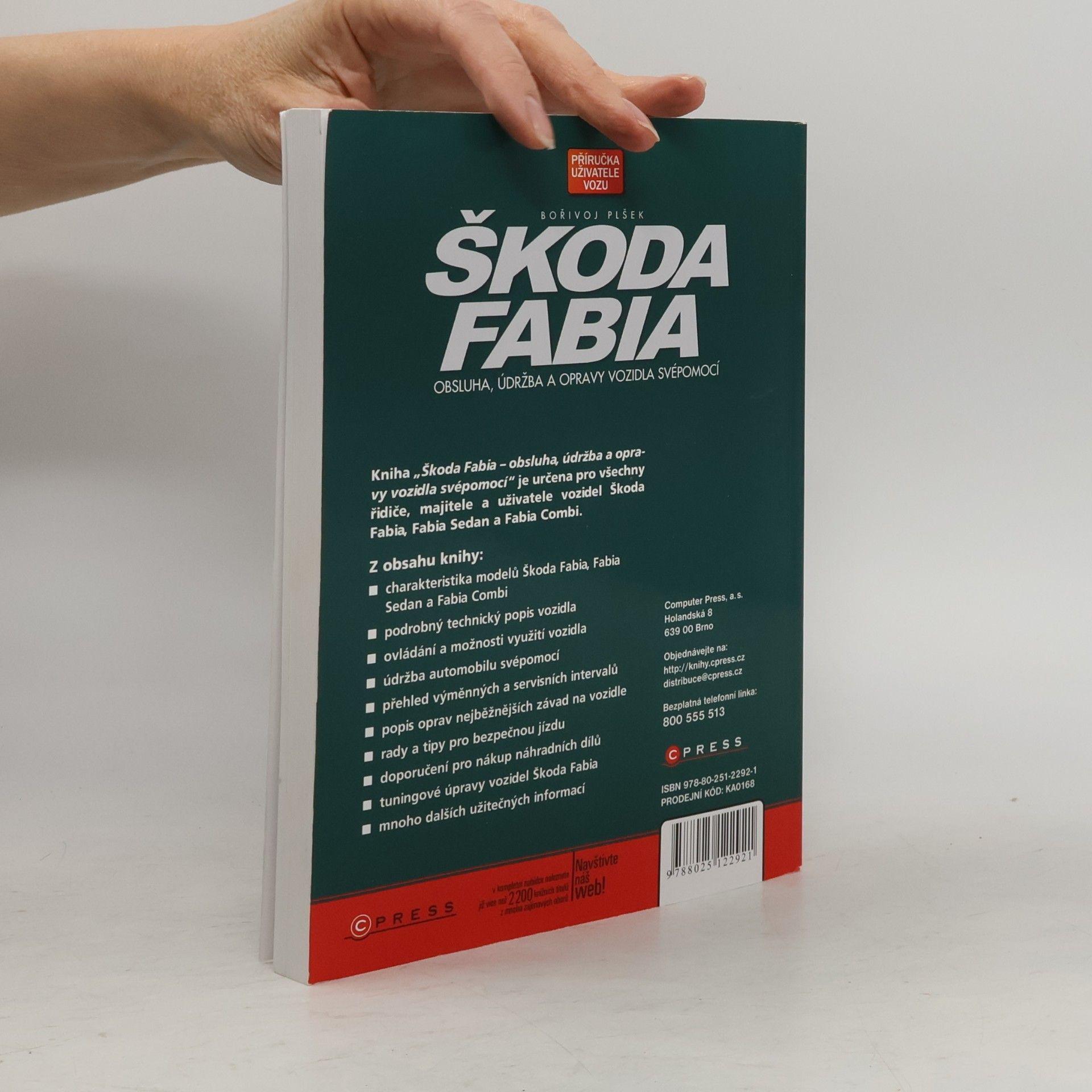 Bořivoj Plšek Škoda Fabia. Obsluha, údržba a opravy vozidla svépomocí