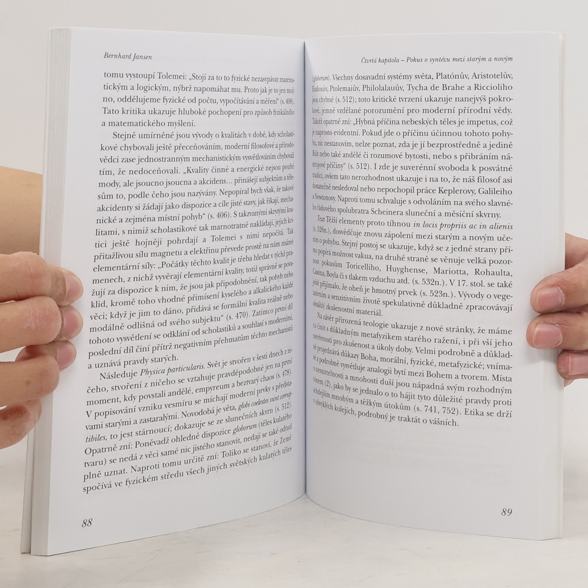 Bernhard Jansen Jezuité v přírodních vědách a ve filosofii 17. a 18. století